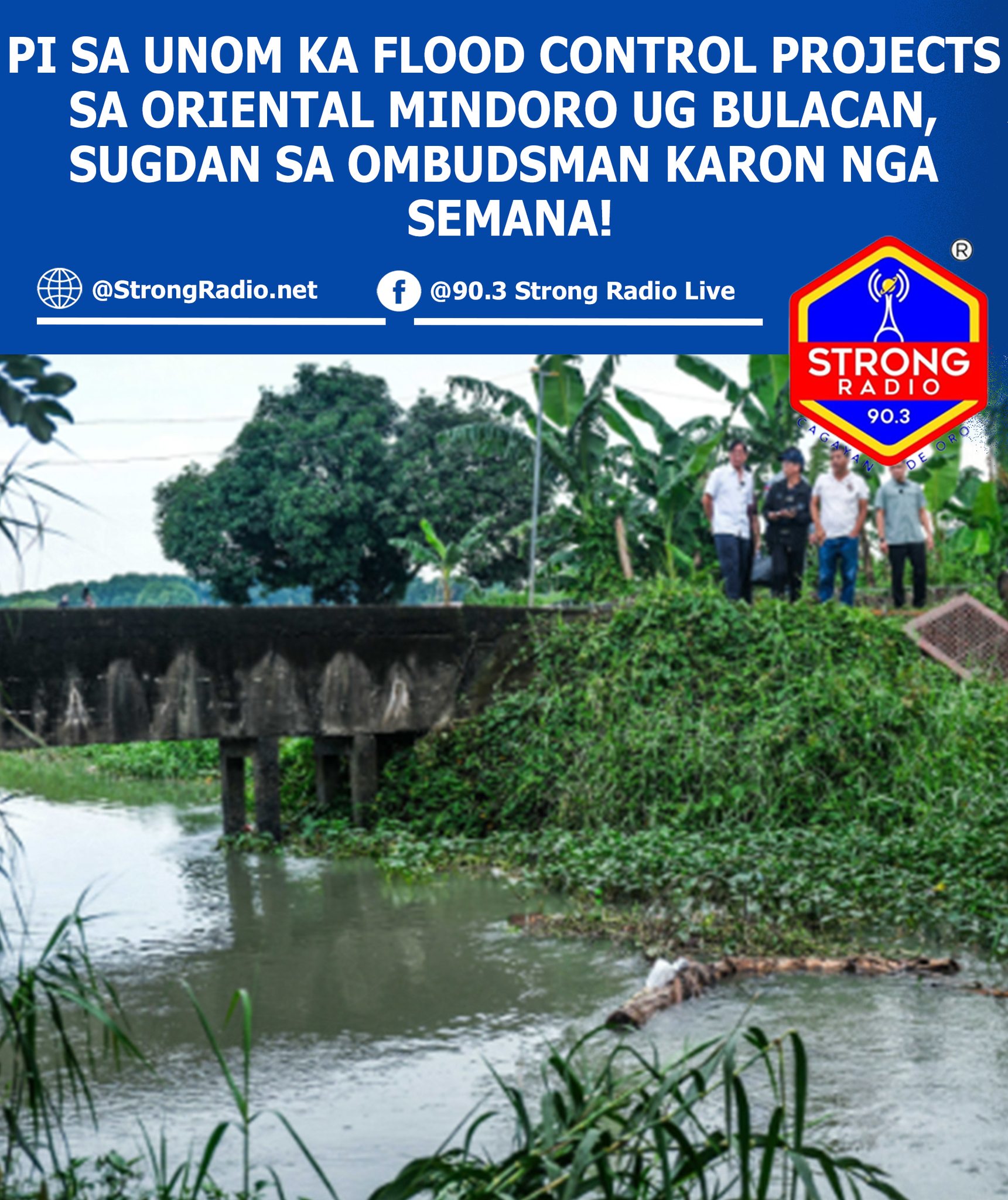 PI SA UNOM KA FLOOD CONTROL... - 90.3 Strong Radio Live | Facebook