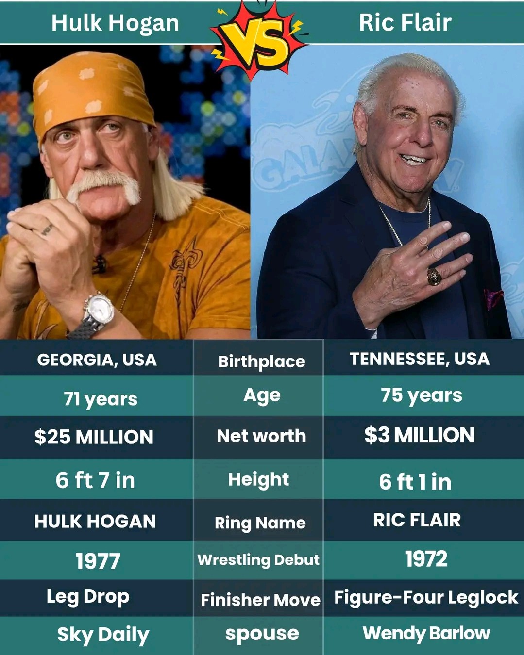 Swarup - Hulk Hogan and Ric Flair are wrestling legends with ...