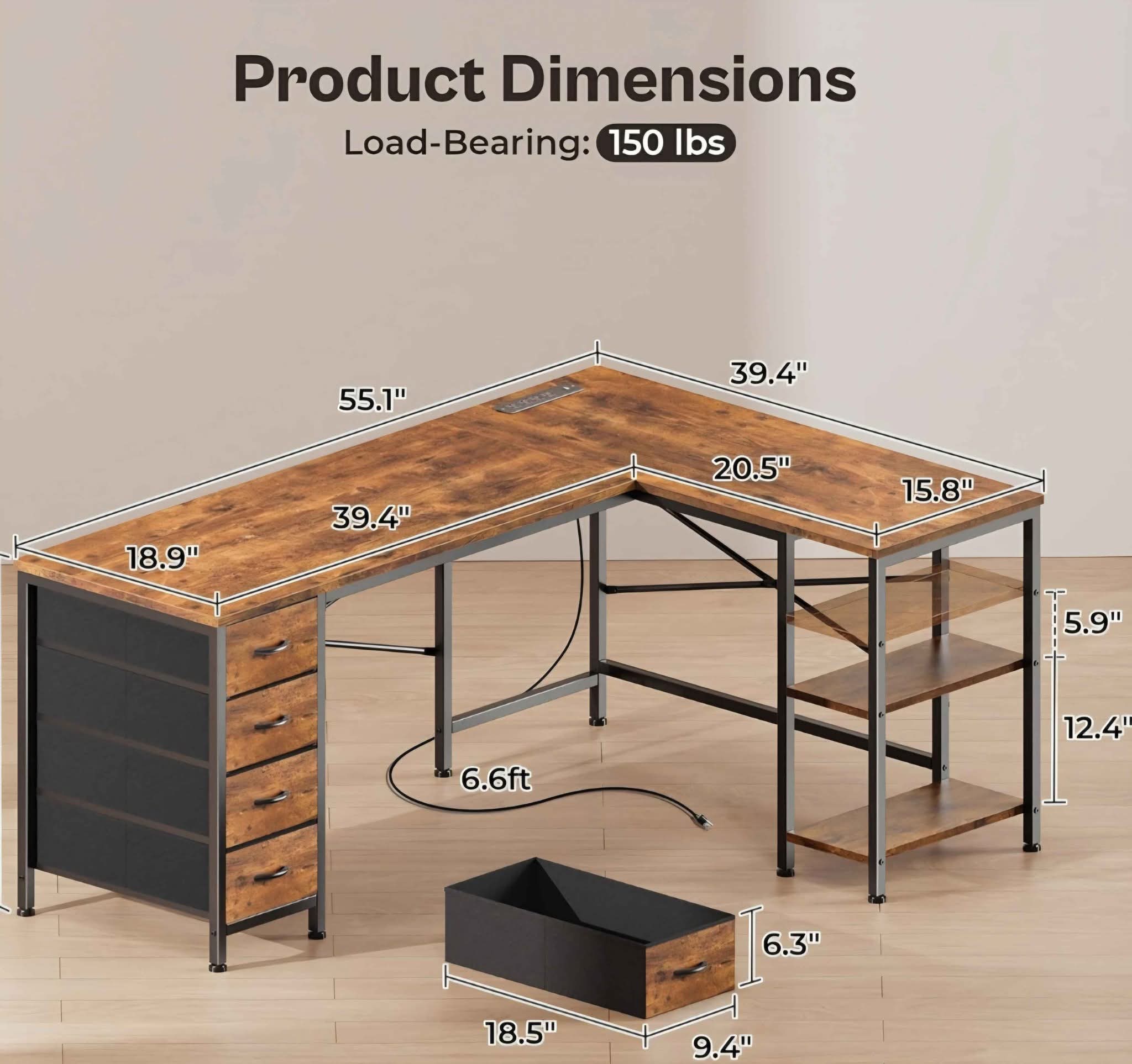 L SHAPED OFFICE DESK - Desks - Niagara Falls, Ontario | Facebook ...