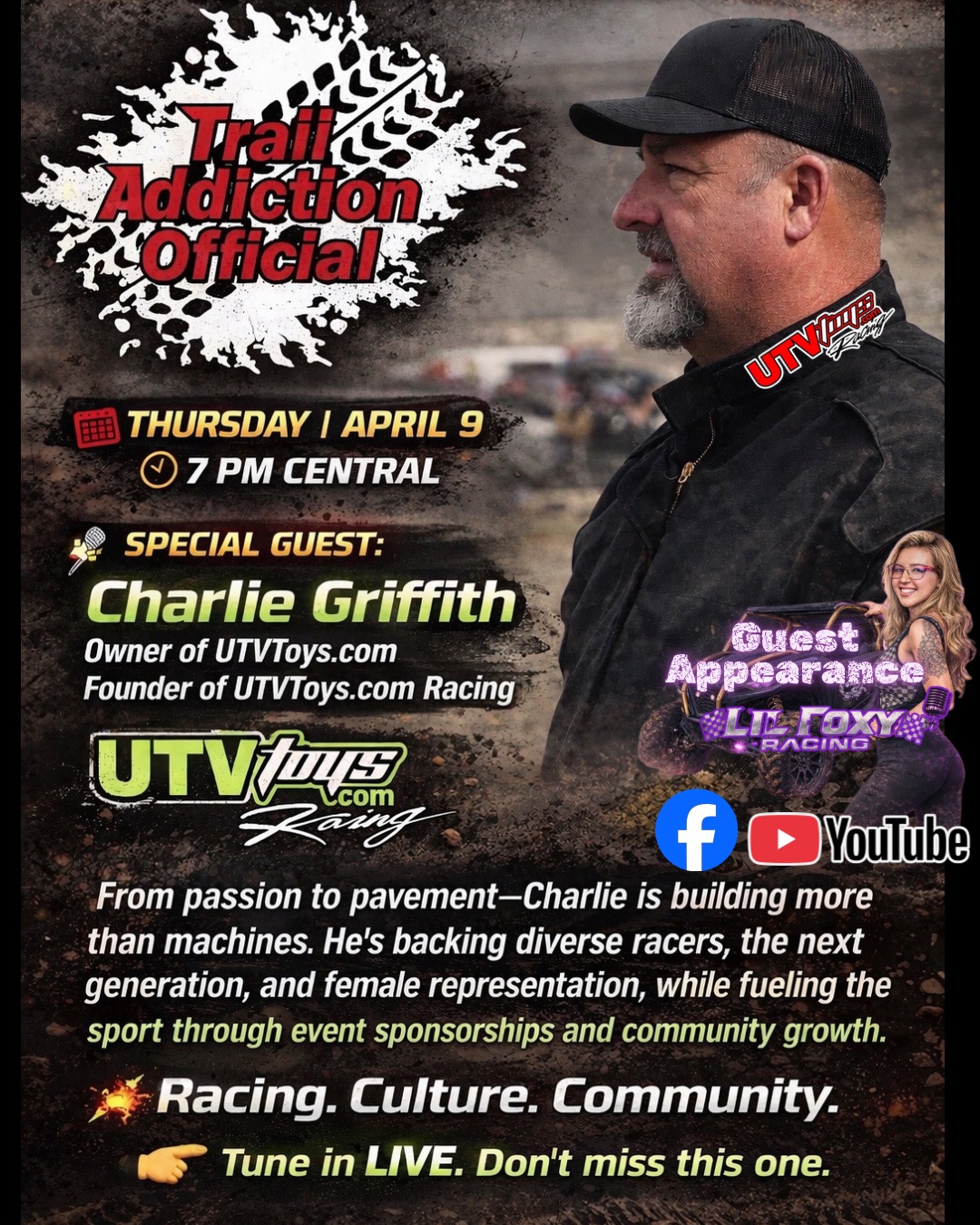 Live Podcast with Charlie Griffith owner of UTV Toys with co-host Lil ...