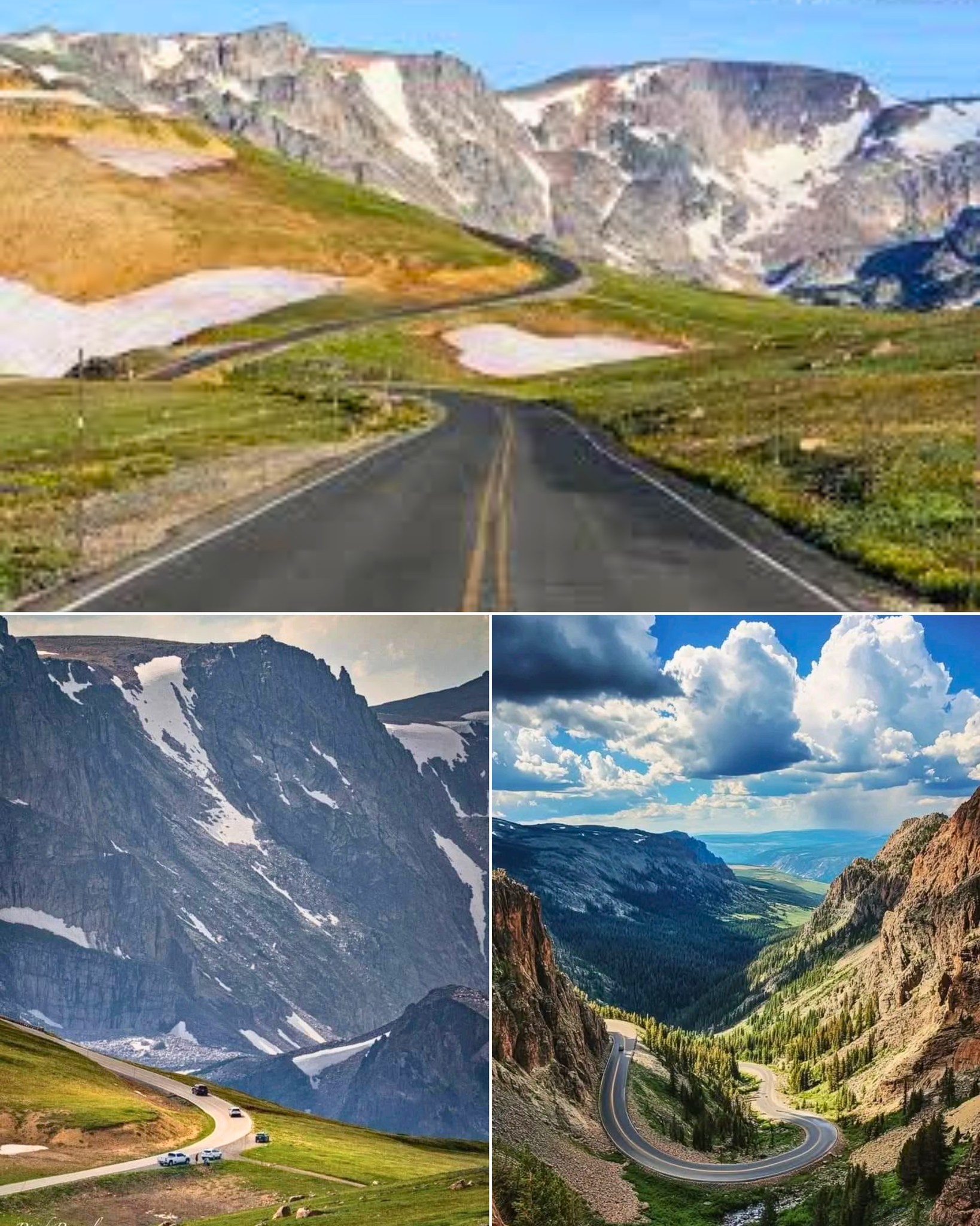 Amazing - Beartooth Highway in Montana and Wyoming, USA The Beartooth ...