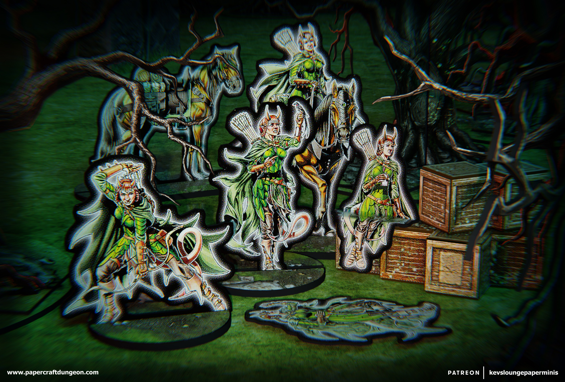 Papercraft Dungeon - Brief Instructions: Right-click and Save As. The ...