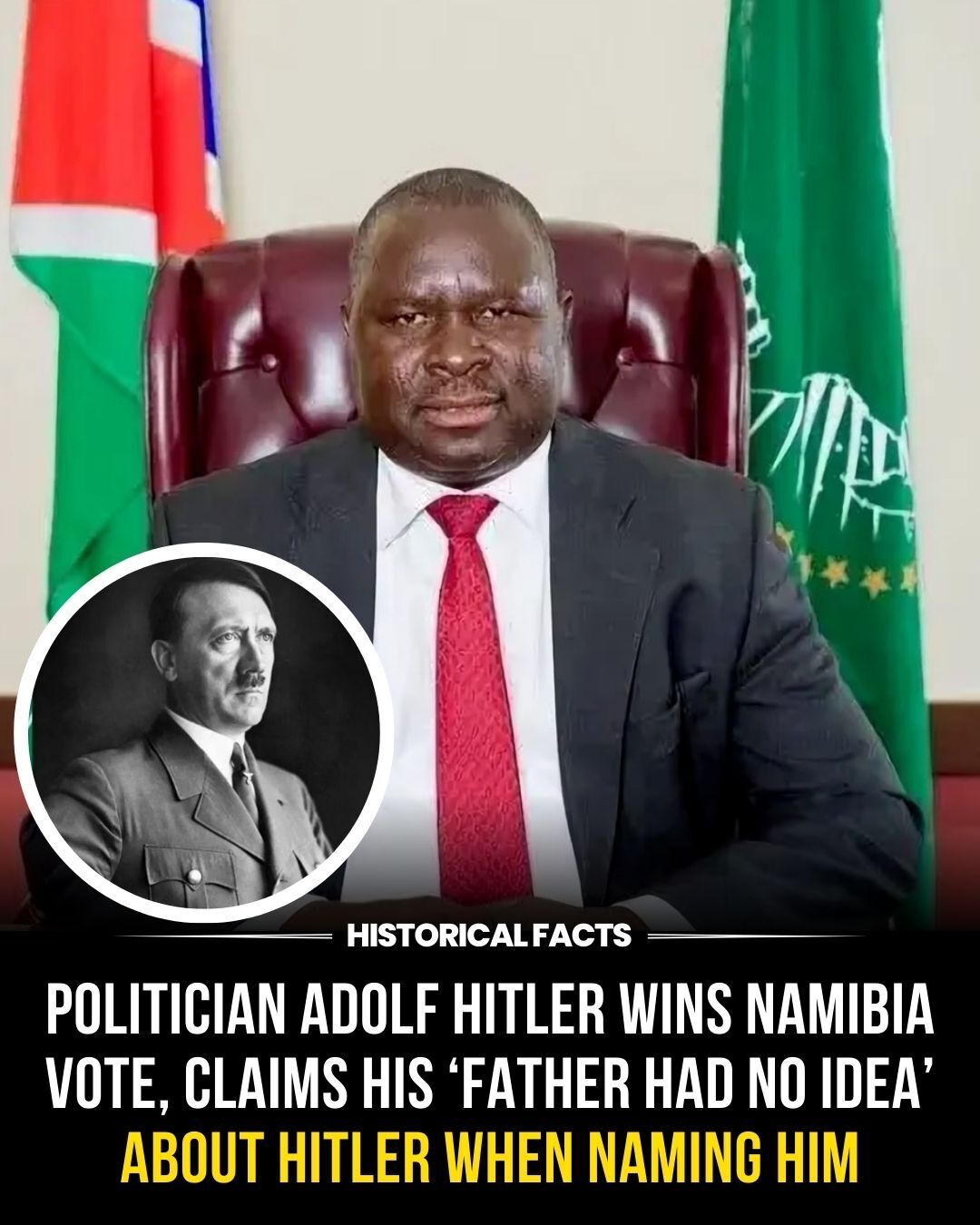 Historical - In a surprising twist of history, a Namibian politician ...