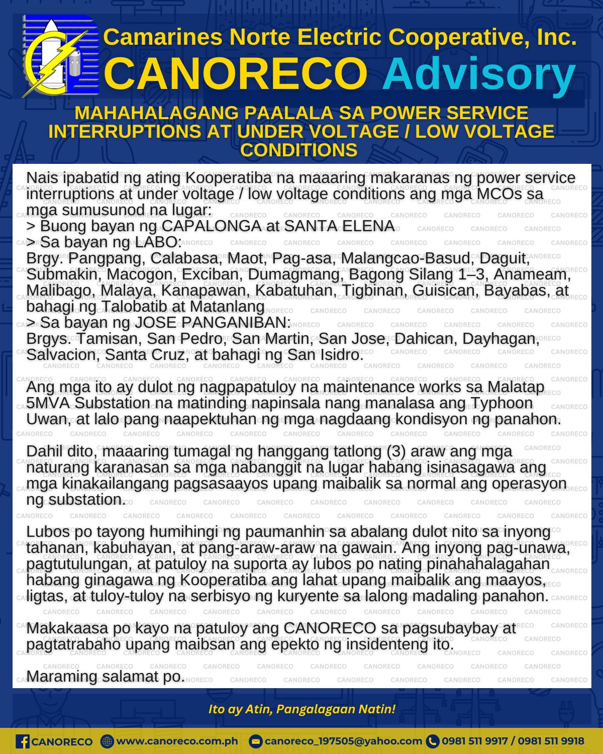 CANORECO - CANORECO added a new photo.