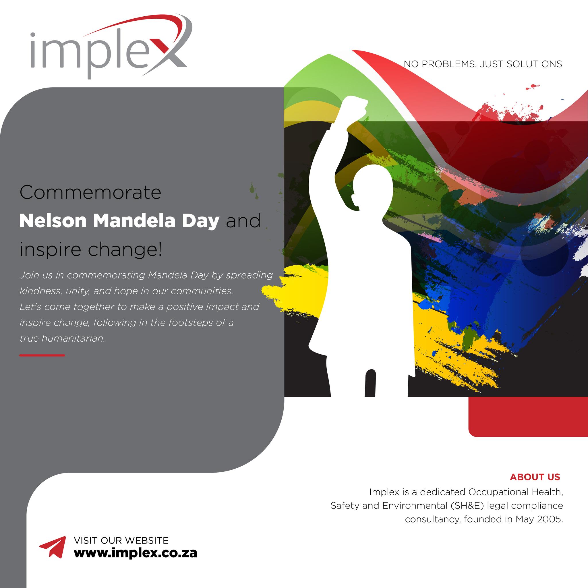 🌍 Mandela Day... - Implex Consulting and Auditing - Pty Ltd