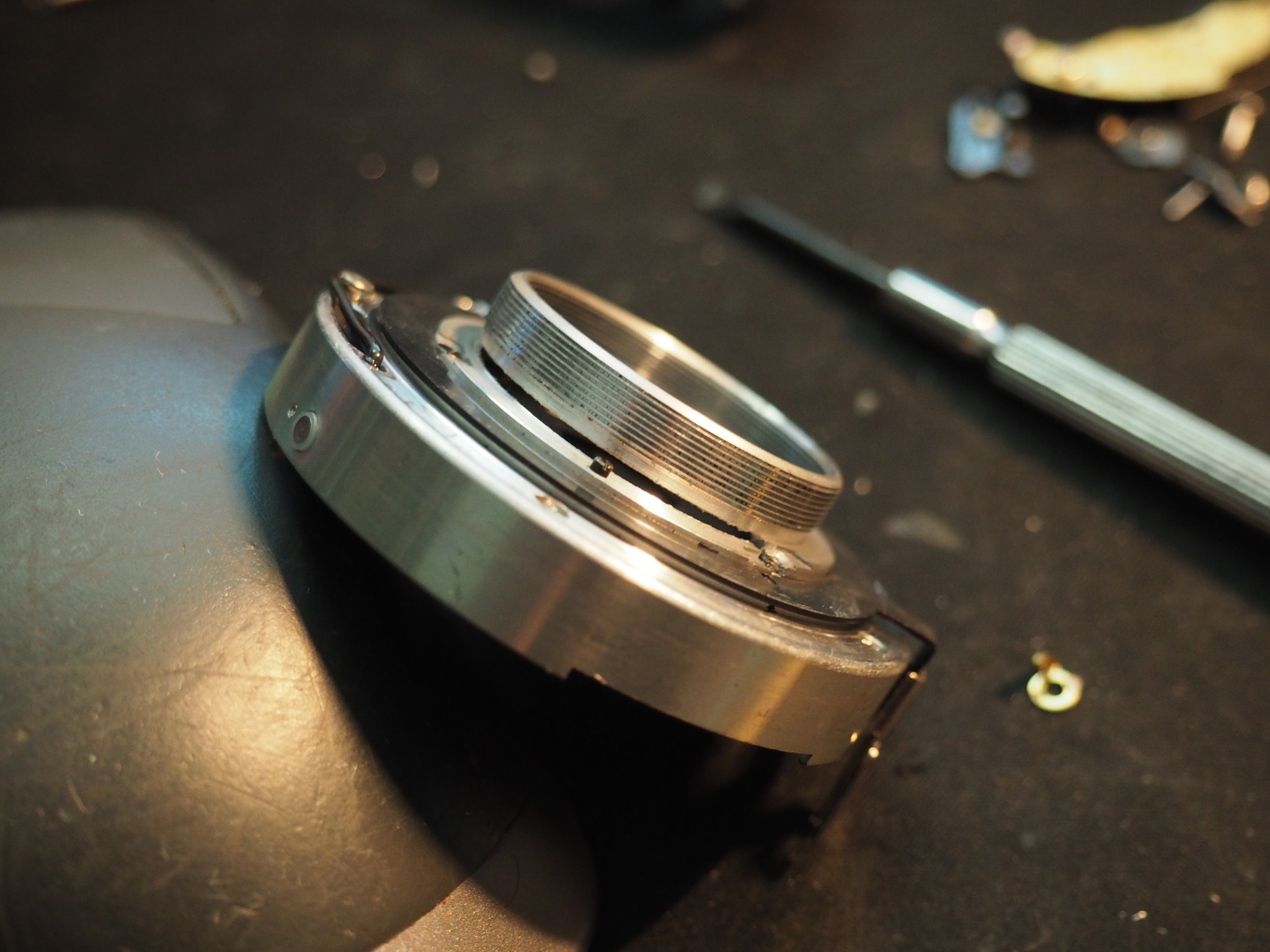 How to repair a stuck shutter on a Fuji GSW690III camera?