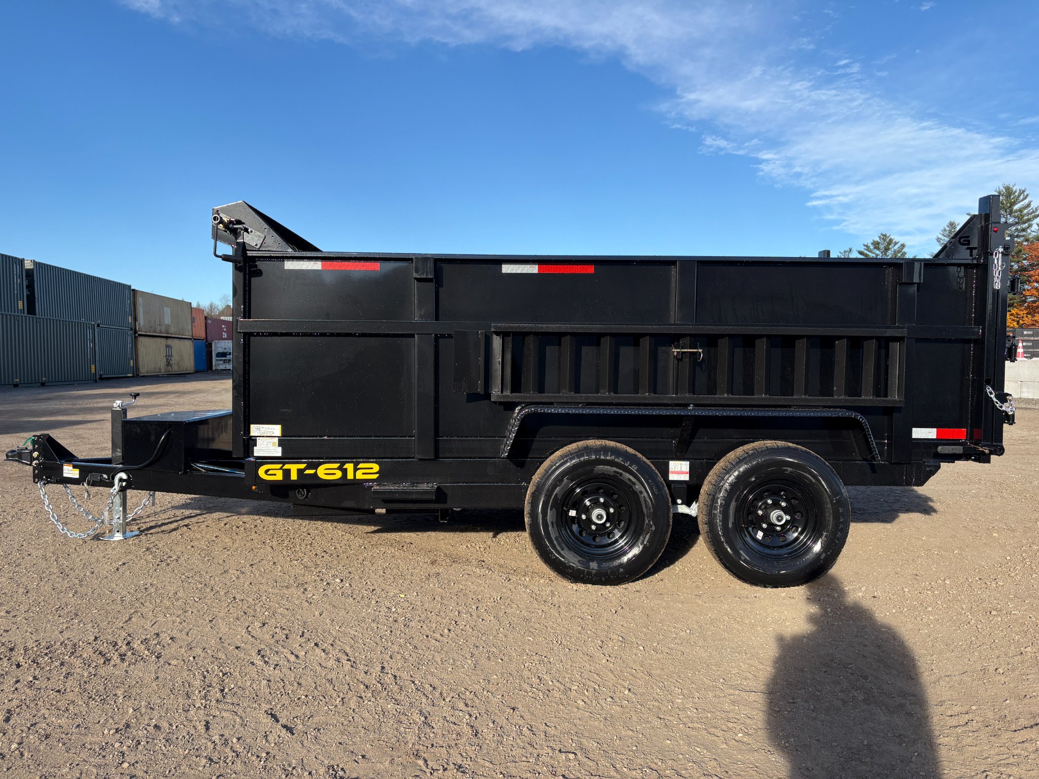 2026 Griffin Trailers 6x12 10k powder coated dump w/36” high sides ...