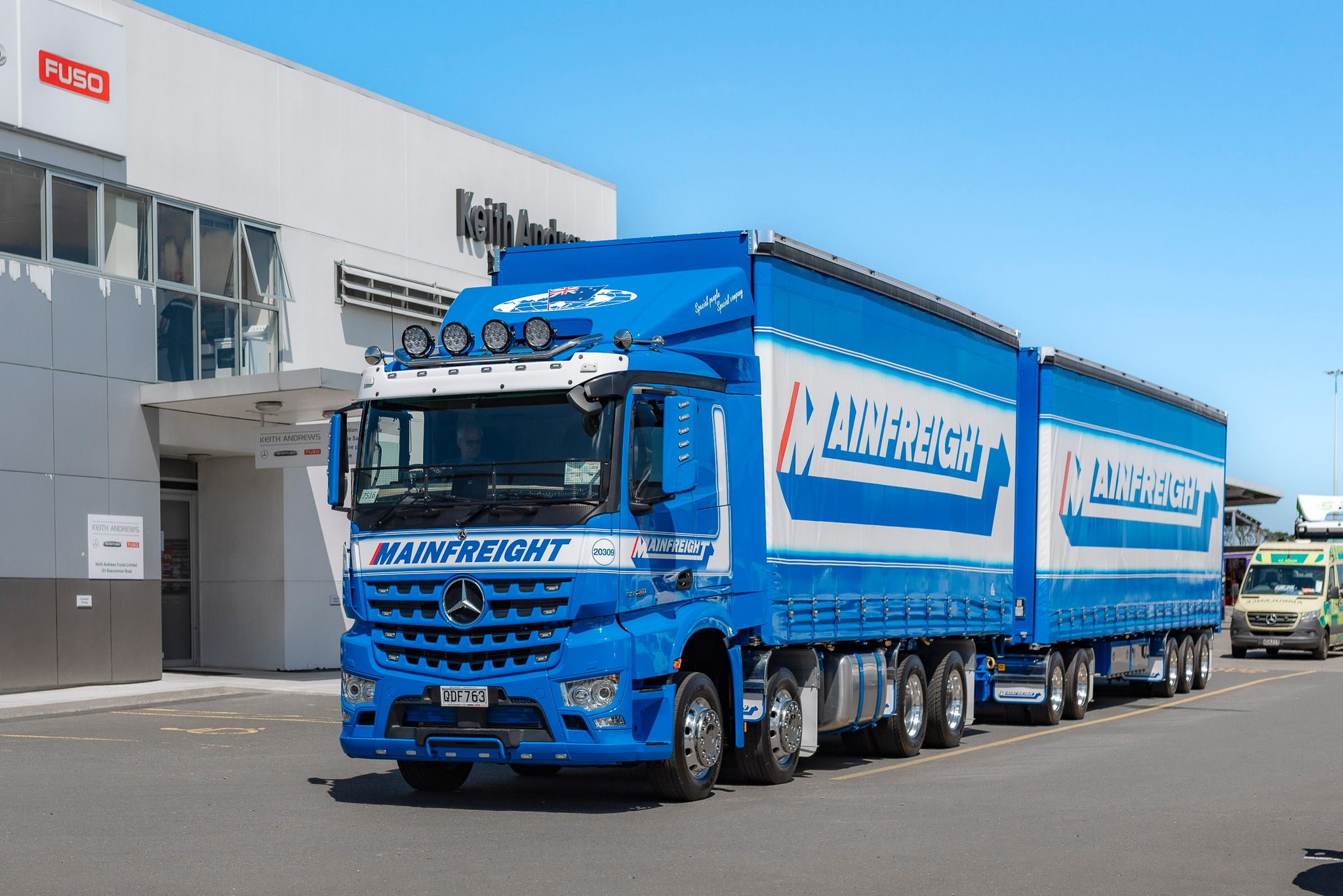 Keith Andrews - Jasbir Singh, a Mainfreight owner-driver,... | Facebook