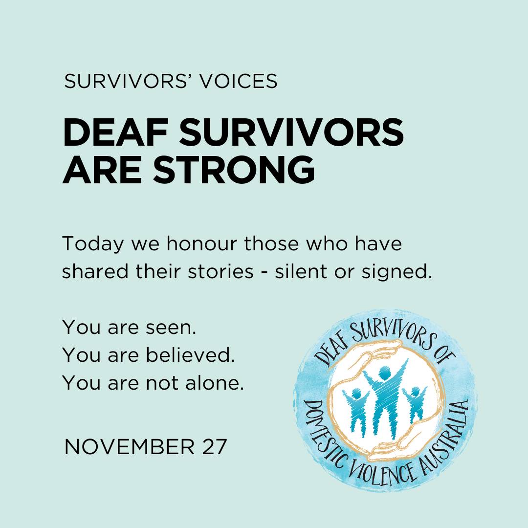 Deaf Survivors of Domestic Violence Australia