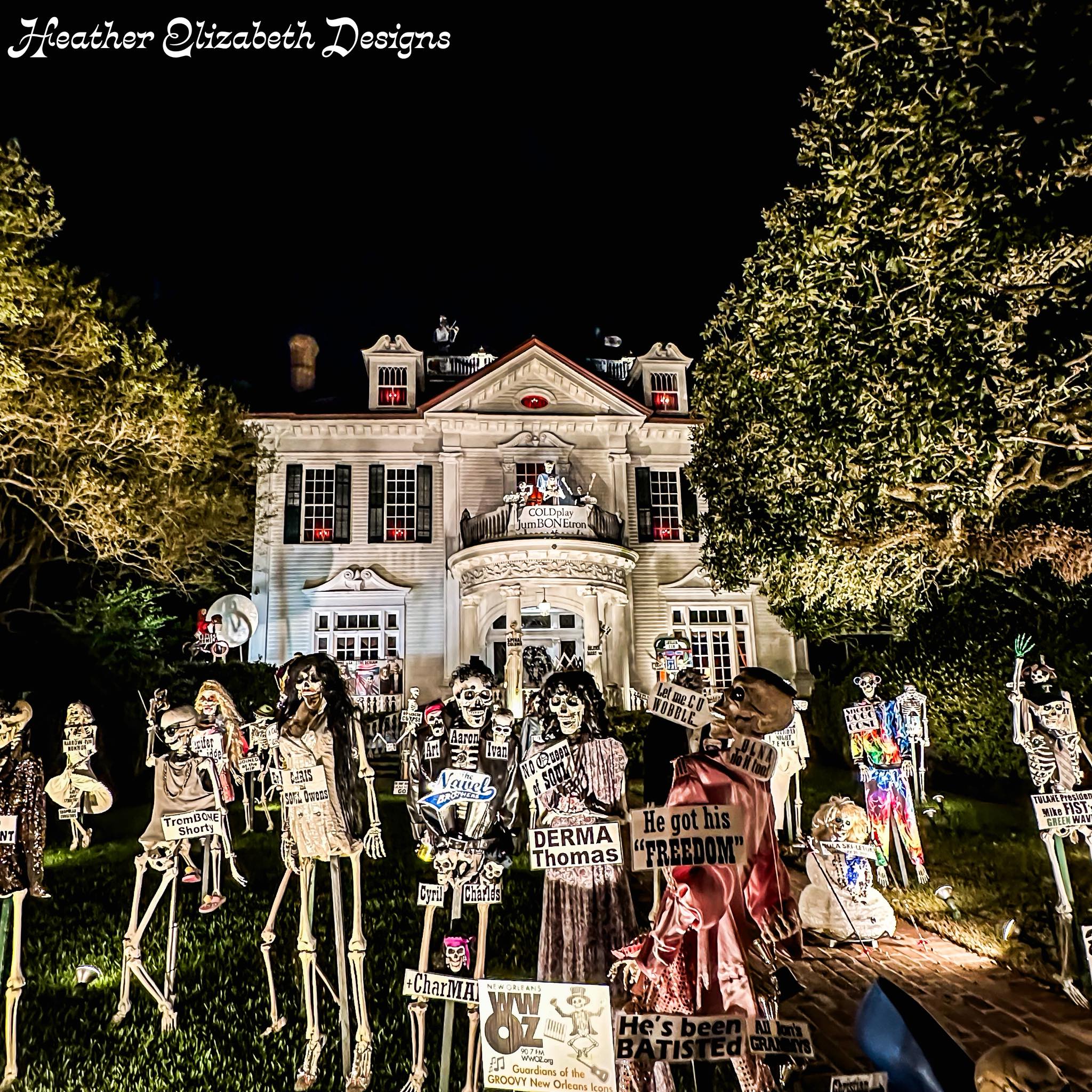 New Orleans' skeleton house Halloween tradition