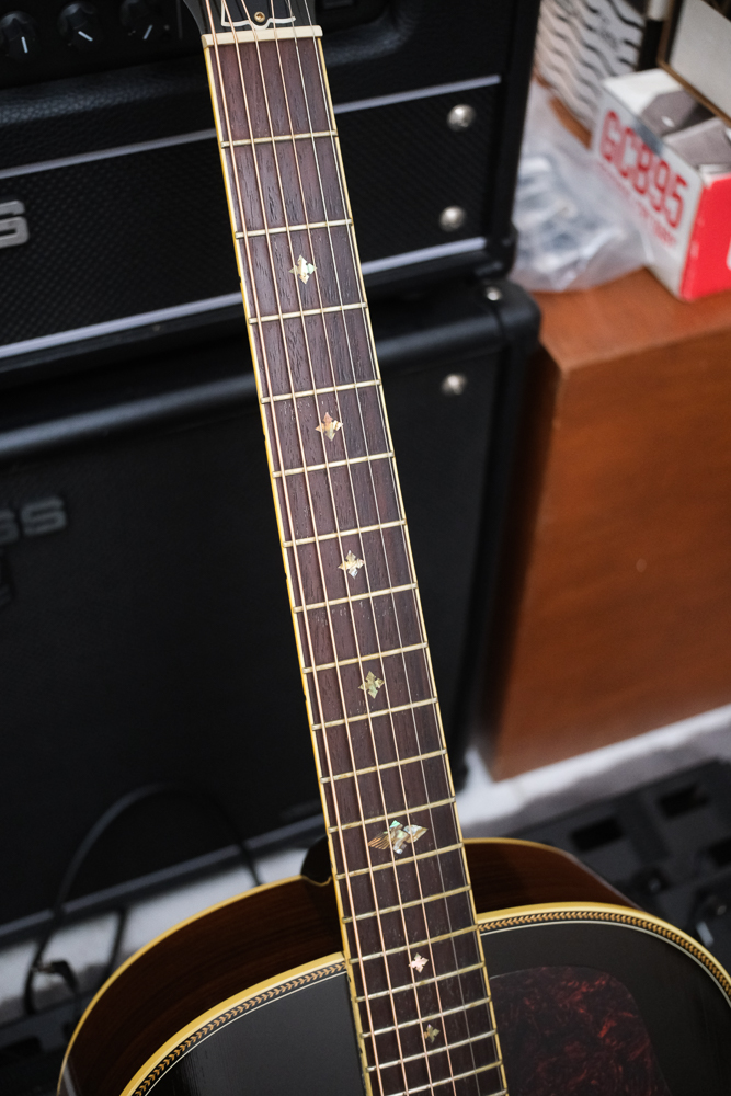 The Gibson J-45 Custom Special Flower Inlay with Anthem Sold -