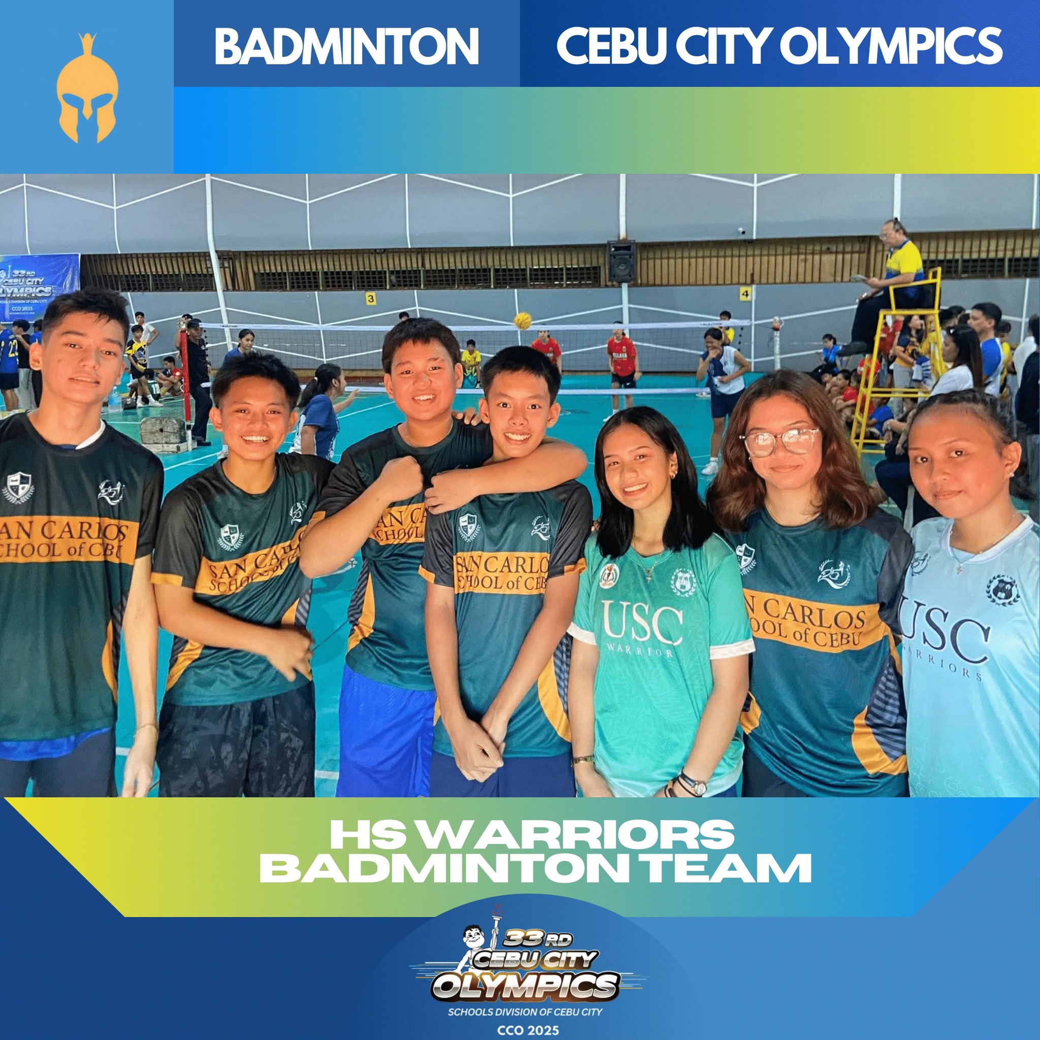 USC - SCSC Badminton Team proudly competes in the 33rd Cebu City ...