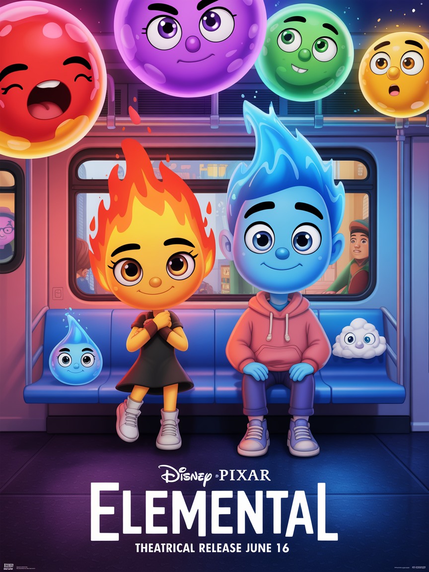 Disney - 🎬 Elemental (2025) 🌊🔥 “In a world of fire and water, love ...