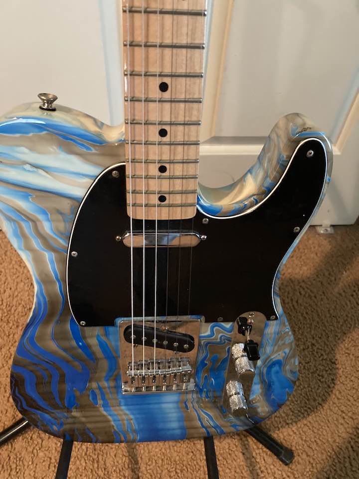 I just picked up this very scarce 2014 Fender Blue Swirl/Bowling