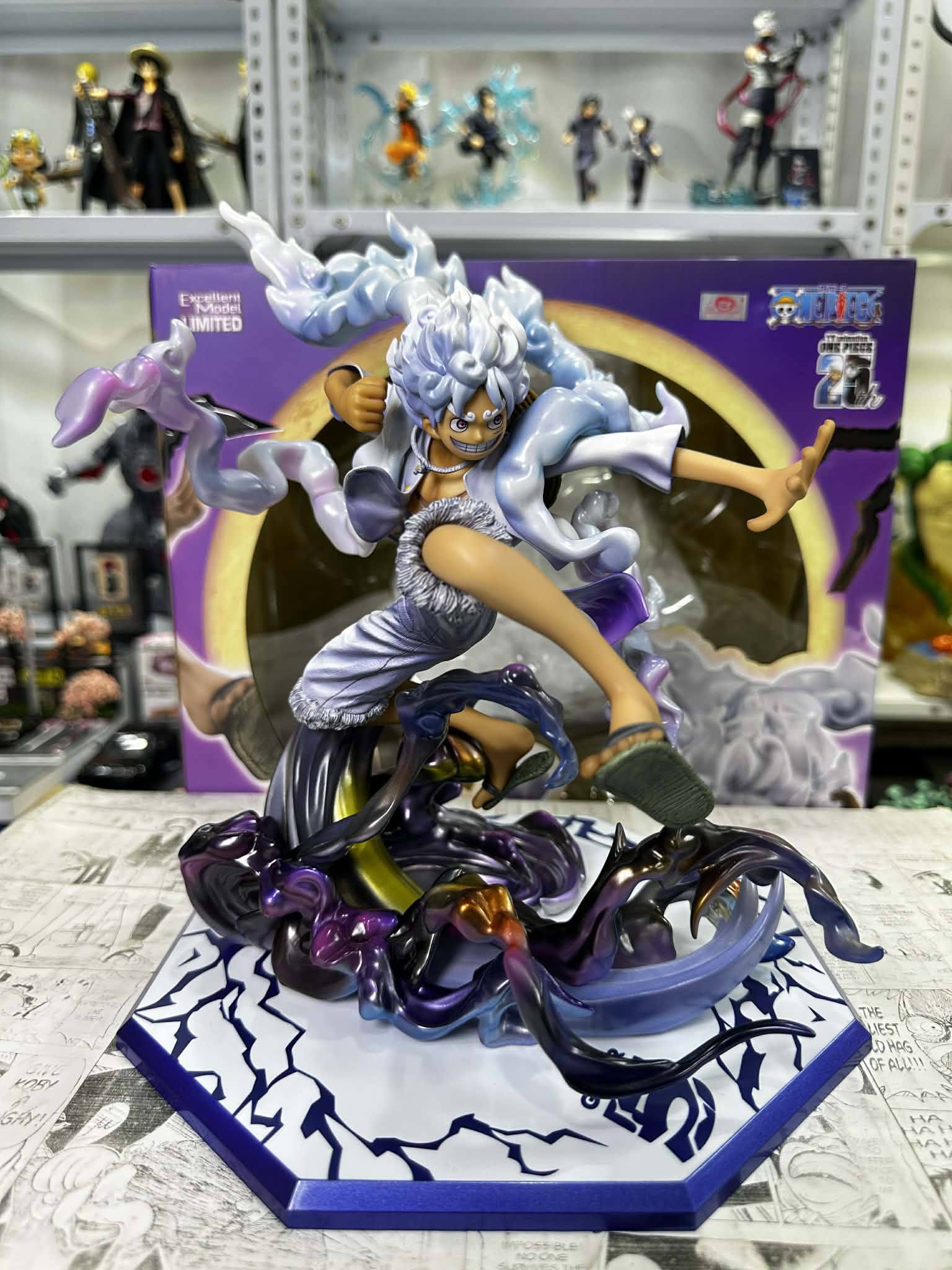 POP Maximum Monkey D Luffy Gear 5 Artbox only w/Clam Price - 6000✓