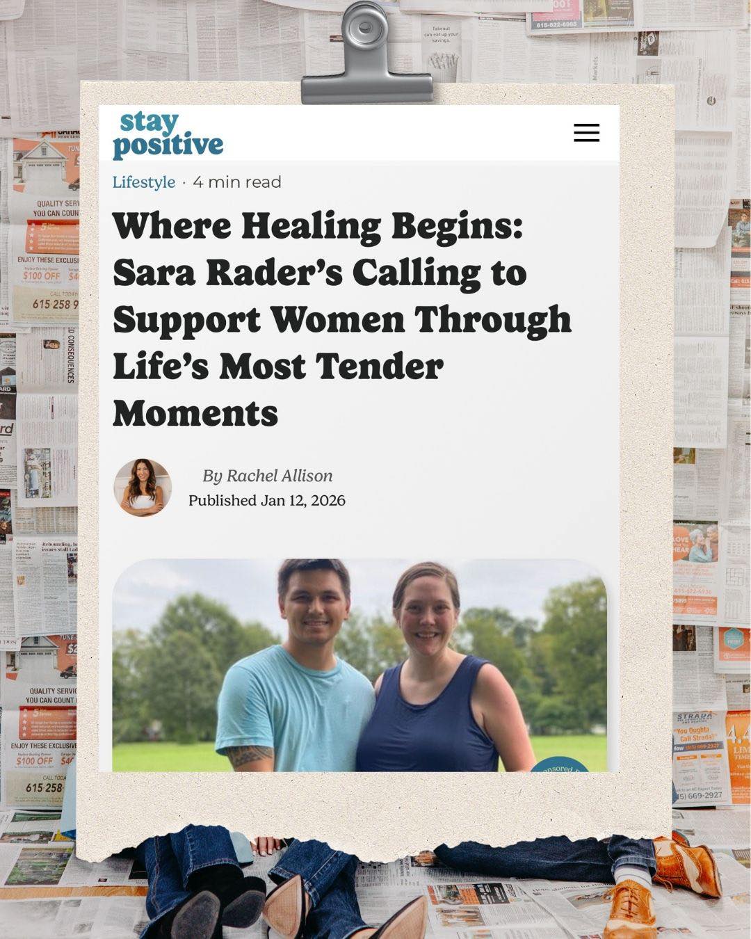 Stay - Rooted in compassion and shaped by lived experience, Sara Rader ...