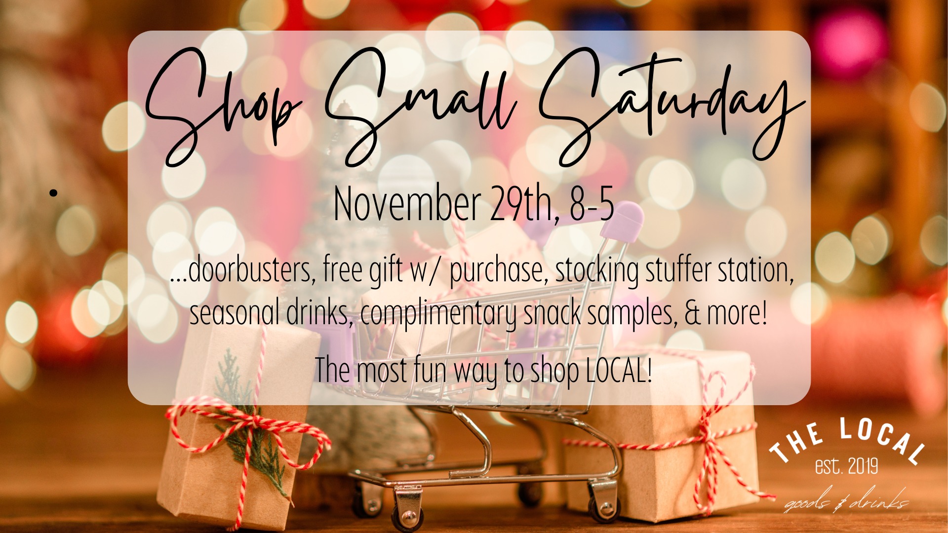 Shop Small Saturday