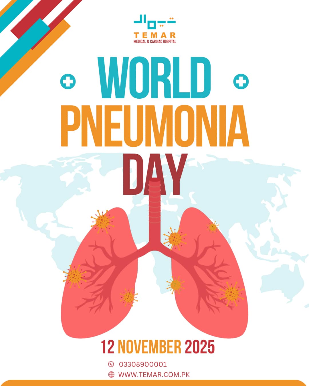 Temar - 🌍 World Pneumonia Day 2025 💙 Today, we stand... | Facebook