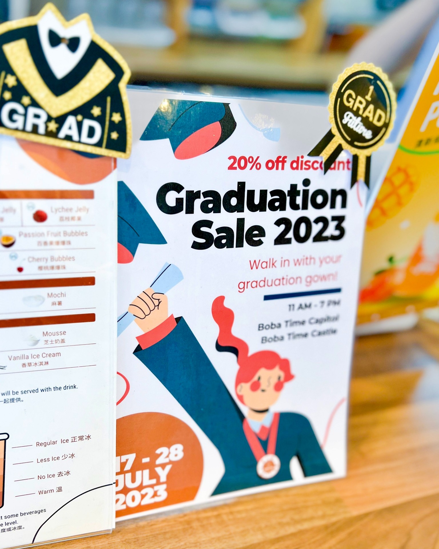 Boba Time 波霸時間 - 🎓🎉 Graduation Sale 2023 Reminder! Get...