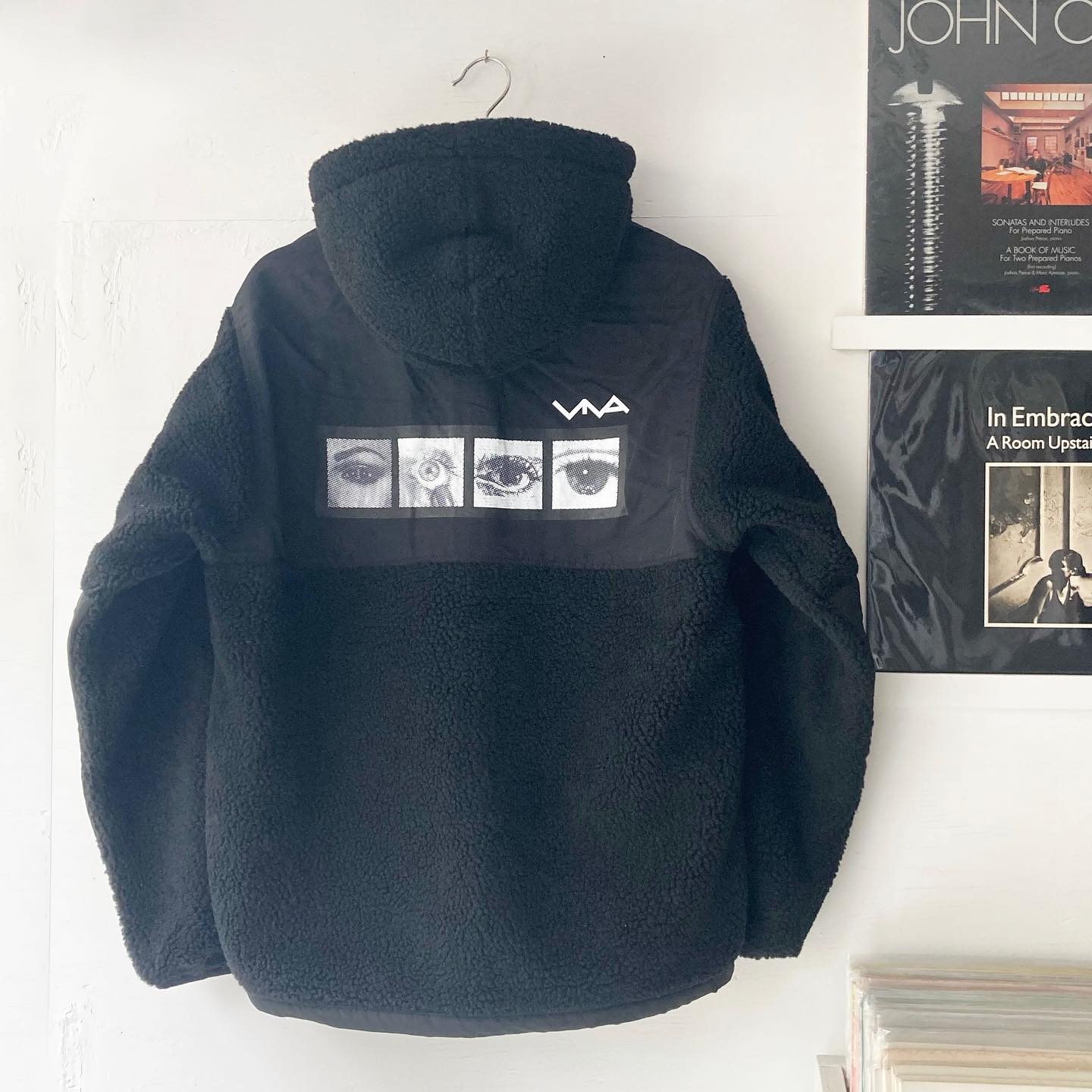 NEW?⚡️Boa-Fleece Zip Parka (Cream / Black) ?⚡️ ご好評を頂い 