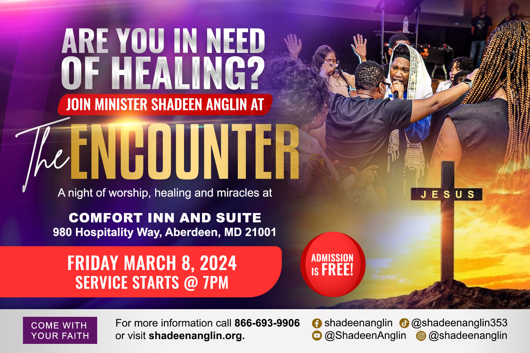 Shadeen - Thank you Father for opening this door to minister unto your ...