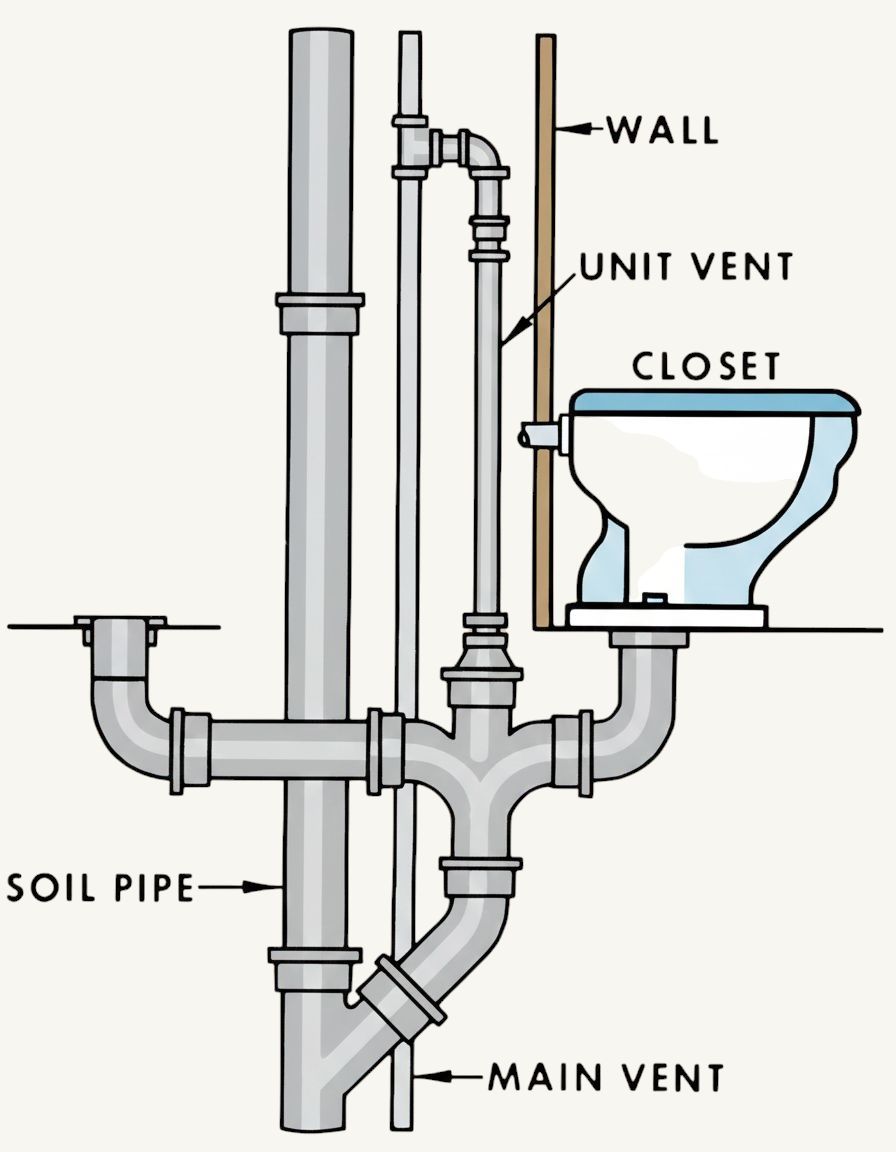 ᑭlumber.us - This diagram illustrates a common plumbing setup for a ...