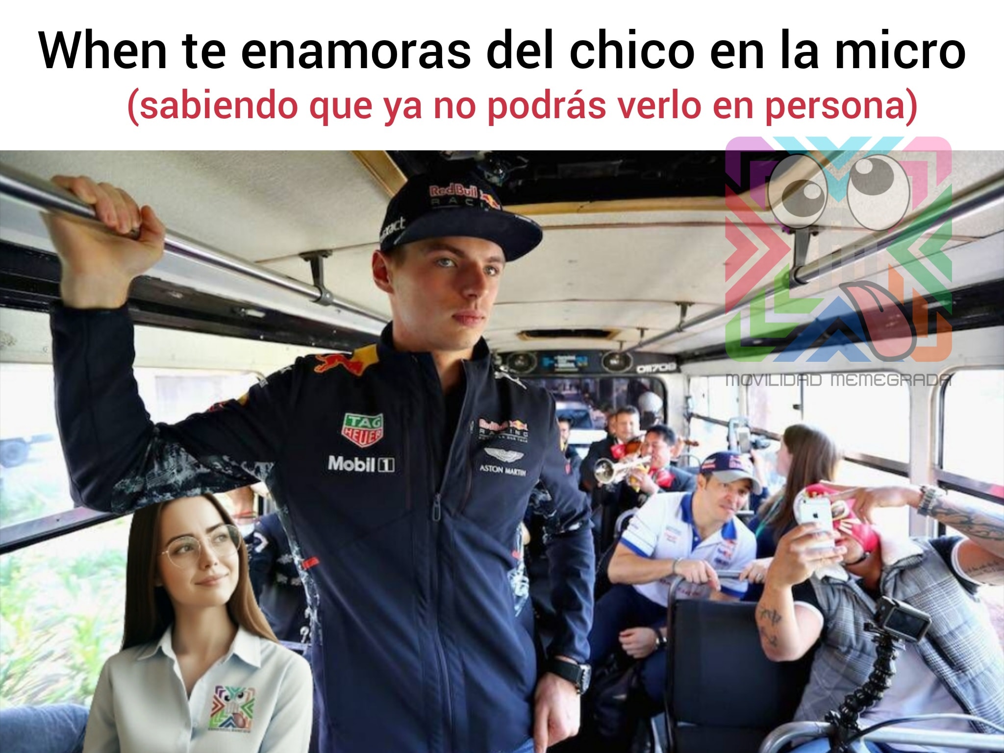 Movilidad - Cuando Verstappen se subió a una micro 😂🥺 # ...