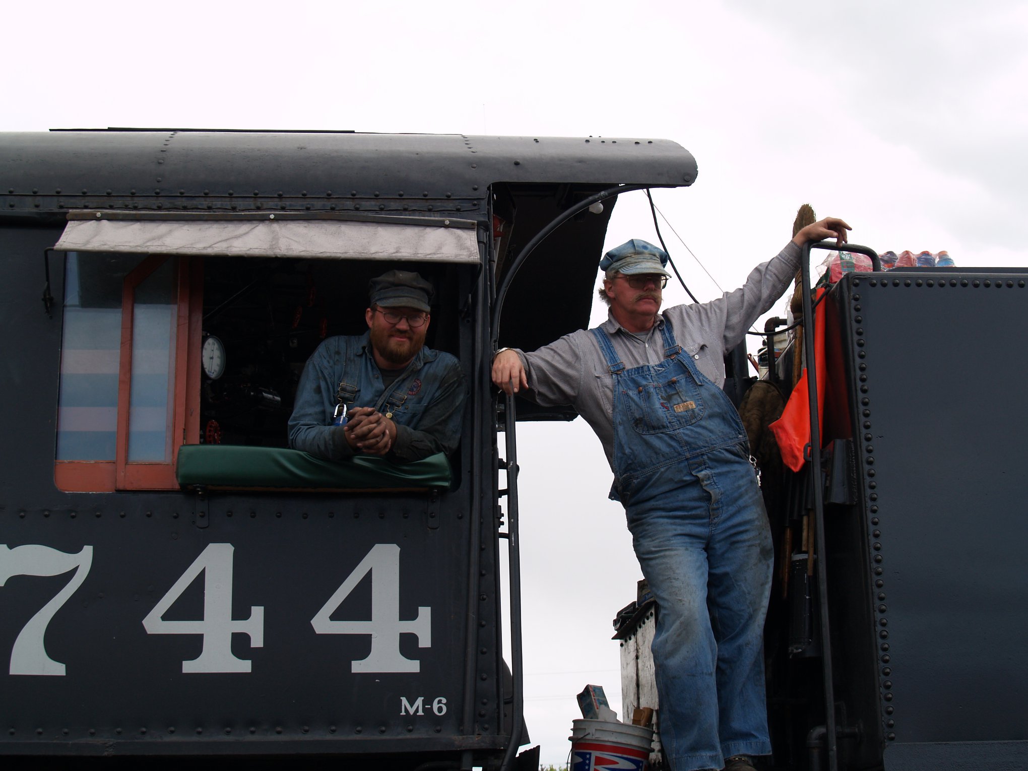 A nice Throwback Thursday photo of our Southern Pacific #1744 in
