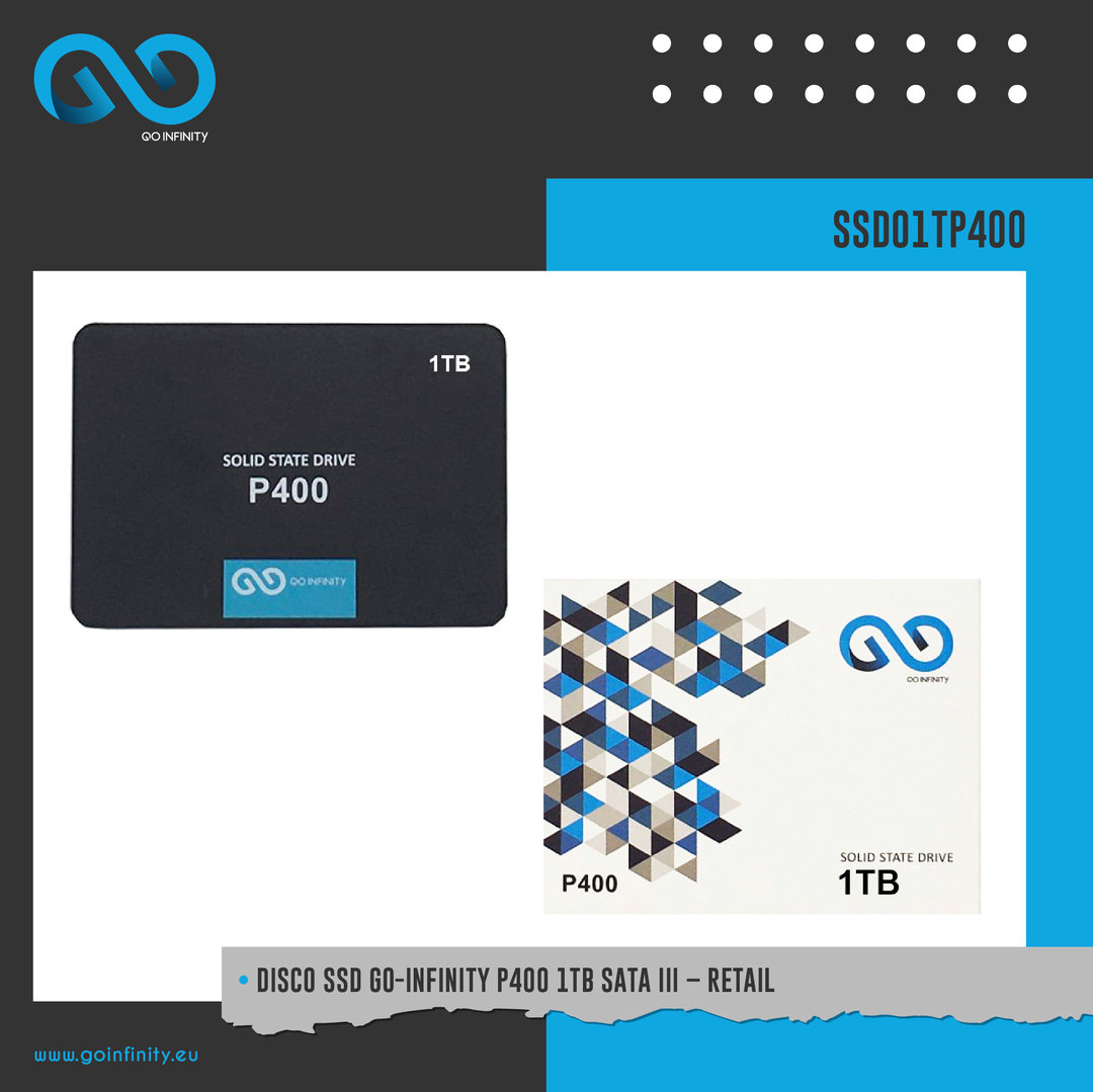 Go Infinity - O Disco SSD Go-Infinity P400 1TB Sata III