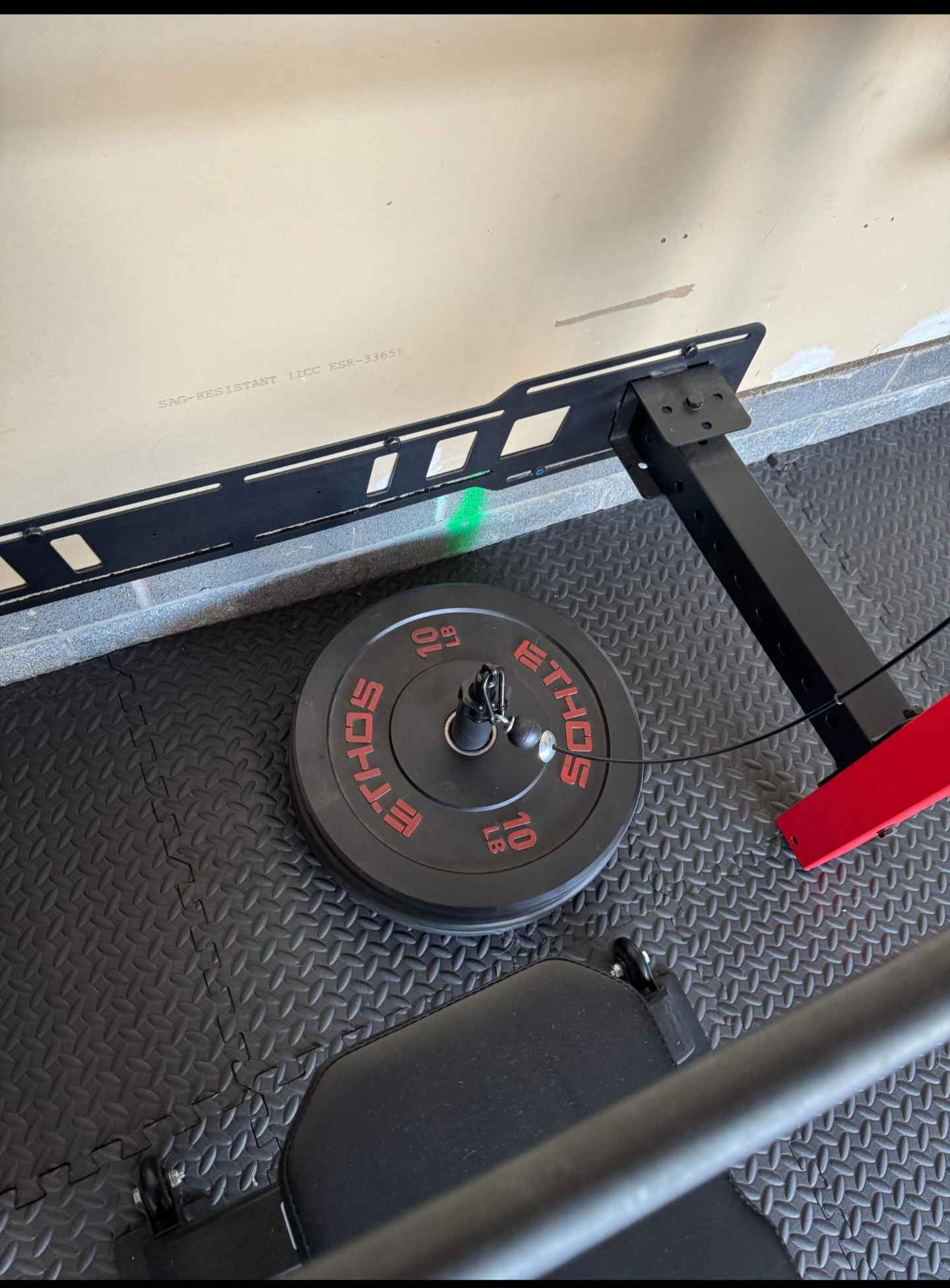 ETHOS Home Gym Folding Wall Rack - Weight Lifting Machines & Racks ...