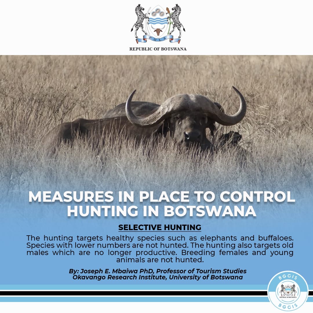 BWgovernment - MEASURES IN PLACE TO CONTROL HUNTING IN... | Facebook