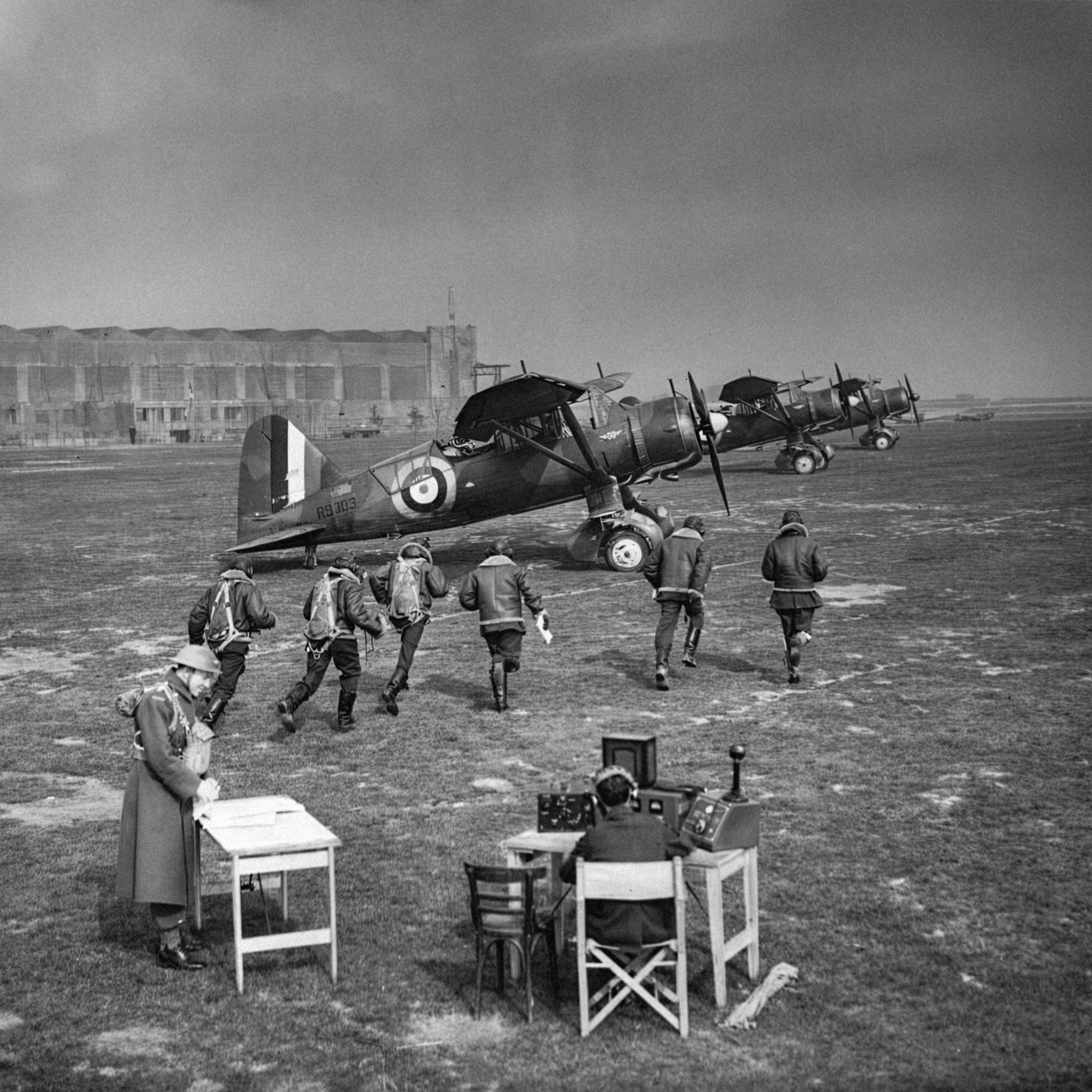 World - Pilots of No. 400 Squadron RCAF run to their Westland Lysander ...