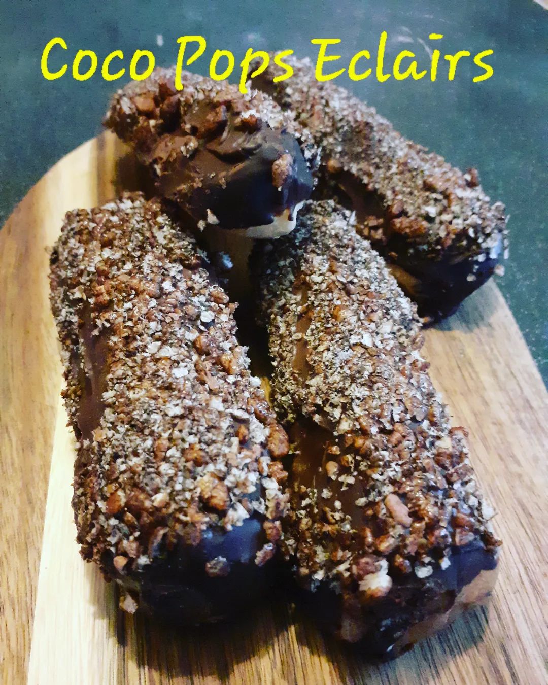 Coco pops éclairs Infused into the... - ADAM The Pastryguy