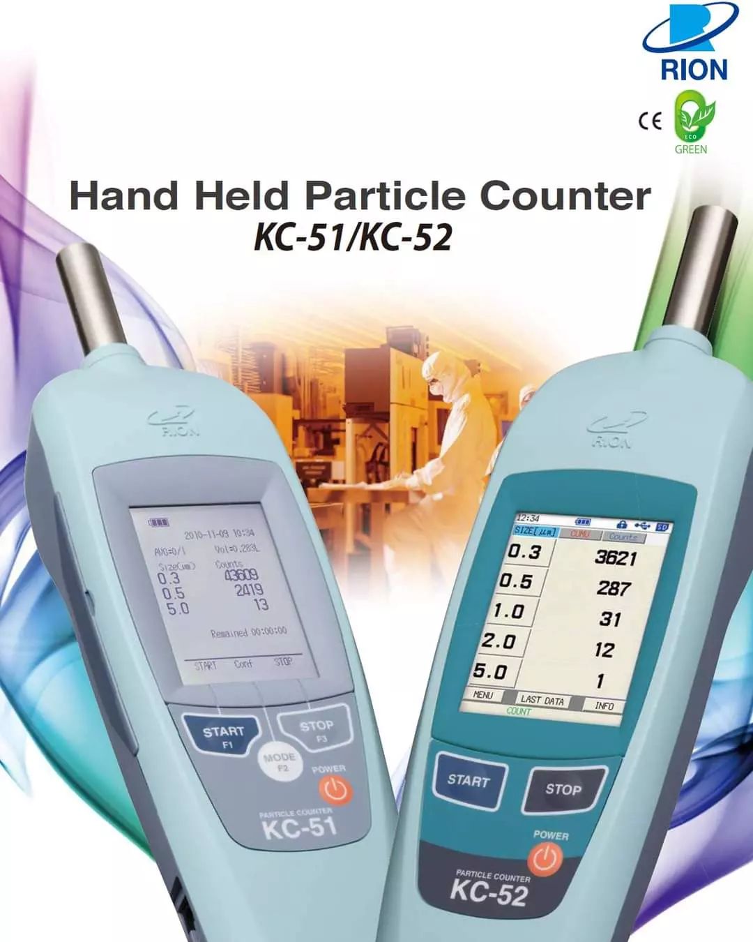 สินค้าแนะนำ เครื่องวัดปริมาณฝุ่น (Particle Counter), Brand: RION (Japan ...