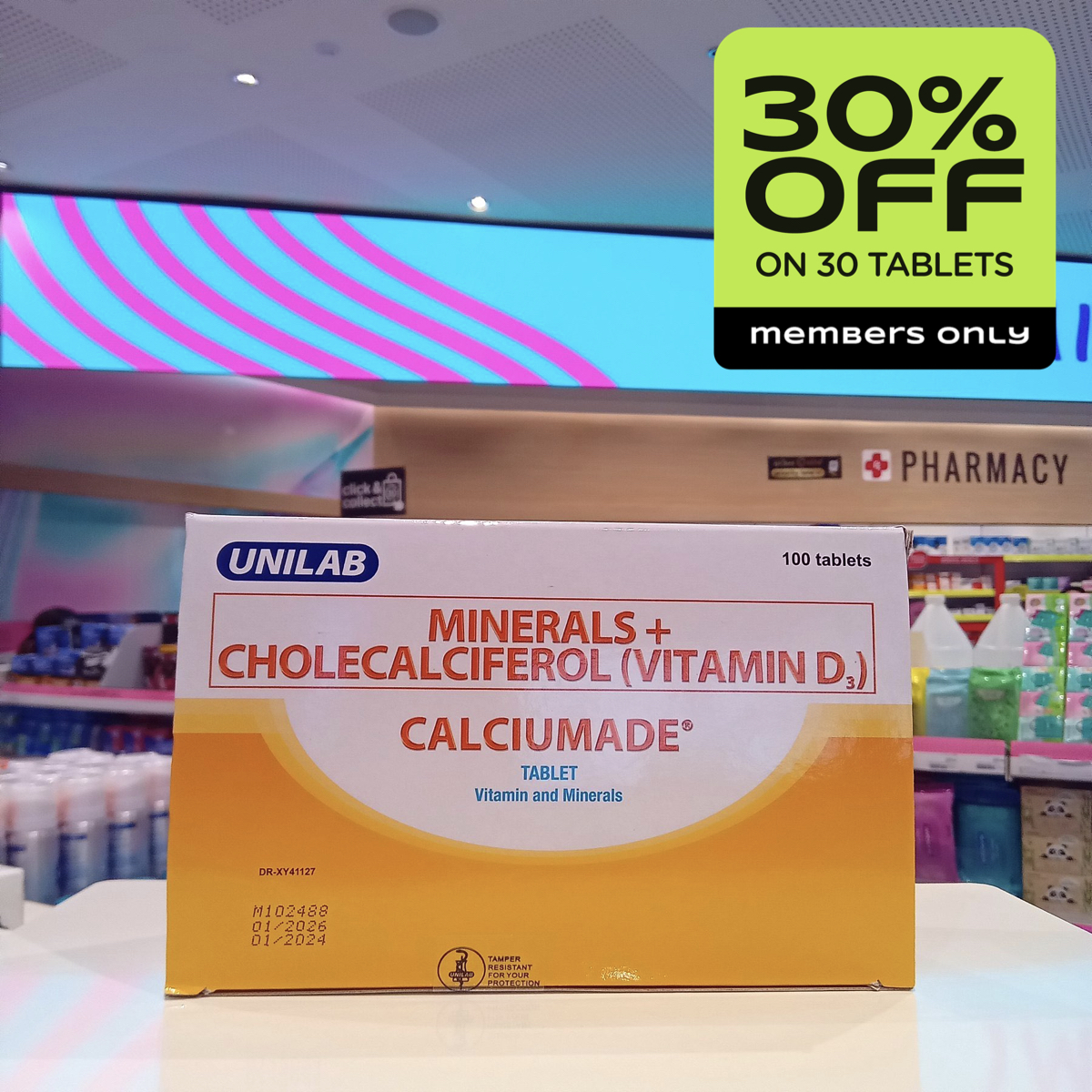 Watsons - CALCIUMADE + Vitamin D + Minerals 30 tablets Regular Price: P ...