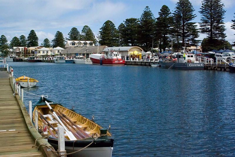The Southern Rocklobster - Lake Butler, Robe. Before the construction ...