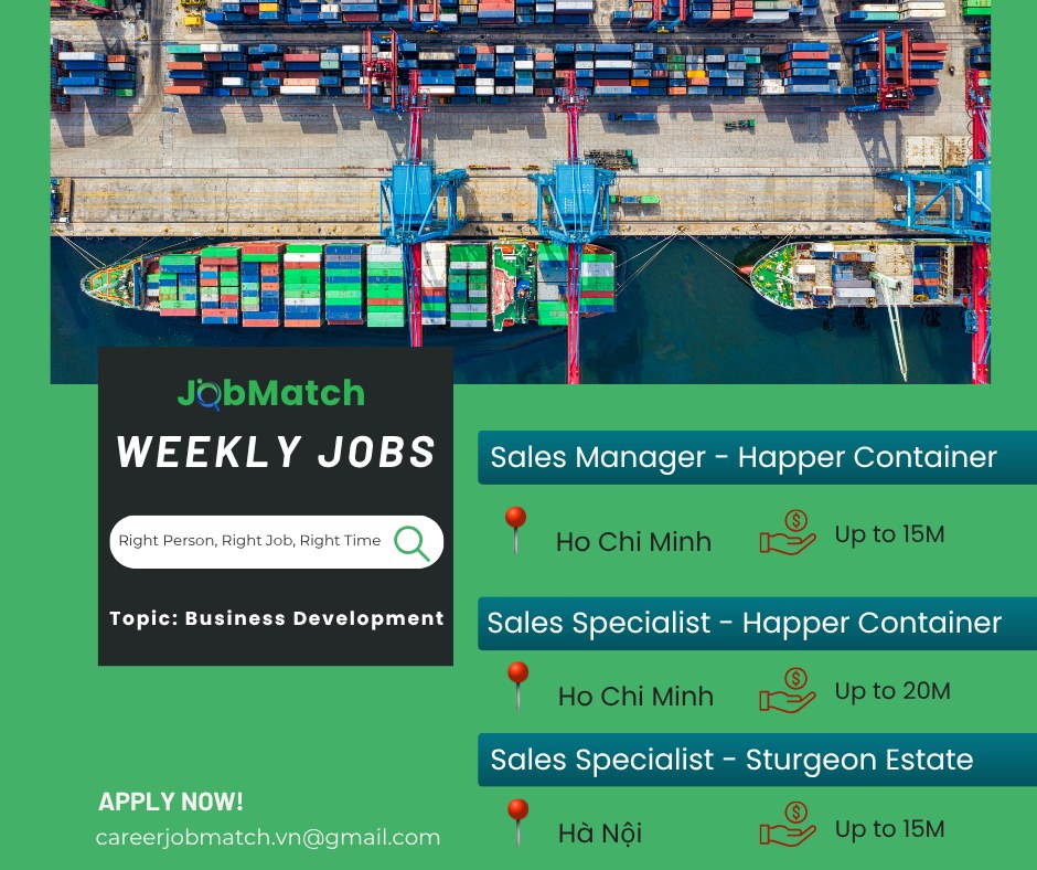 JobMatch - 💼 #JOBMATCH_WEEKLY_JOBS – CƠ HỘI VIỆC LÀM NGÀNH KINH DOANH ...