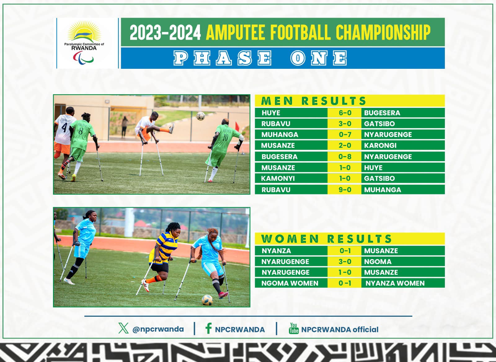 NPC Rwanda - This is how we end 2023-2024 Amputee Football...