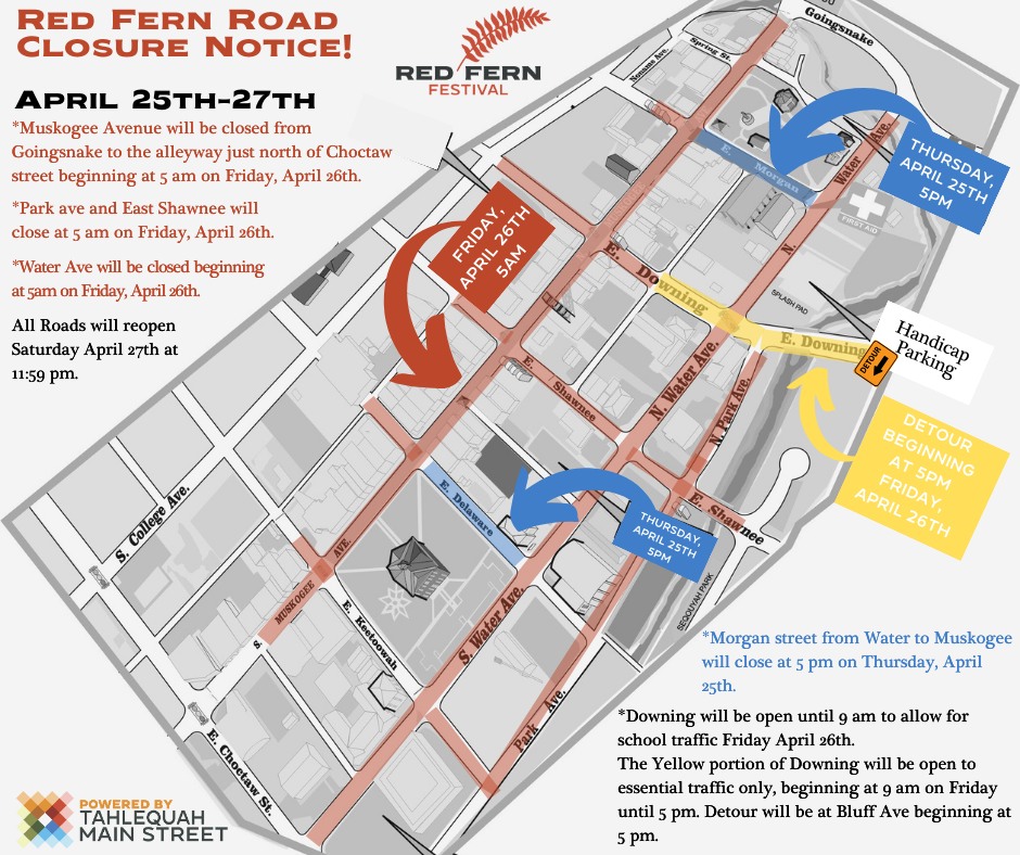Tahlequah Info - Red Fern Festival is almost here! Here’s...