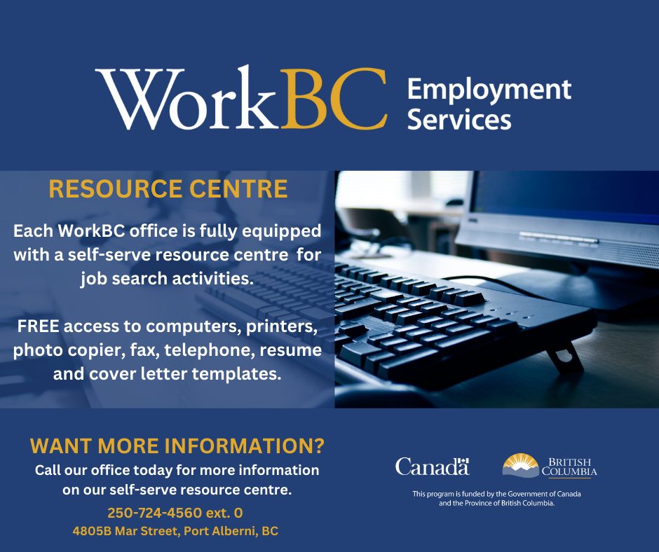 Workbc Centre Port Alberni-Tofino-Ucluelet