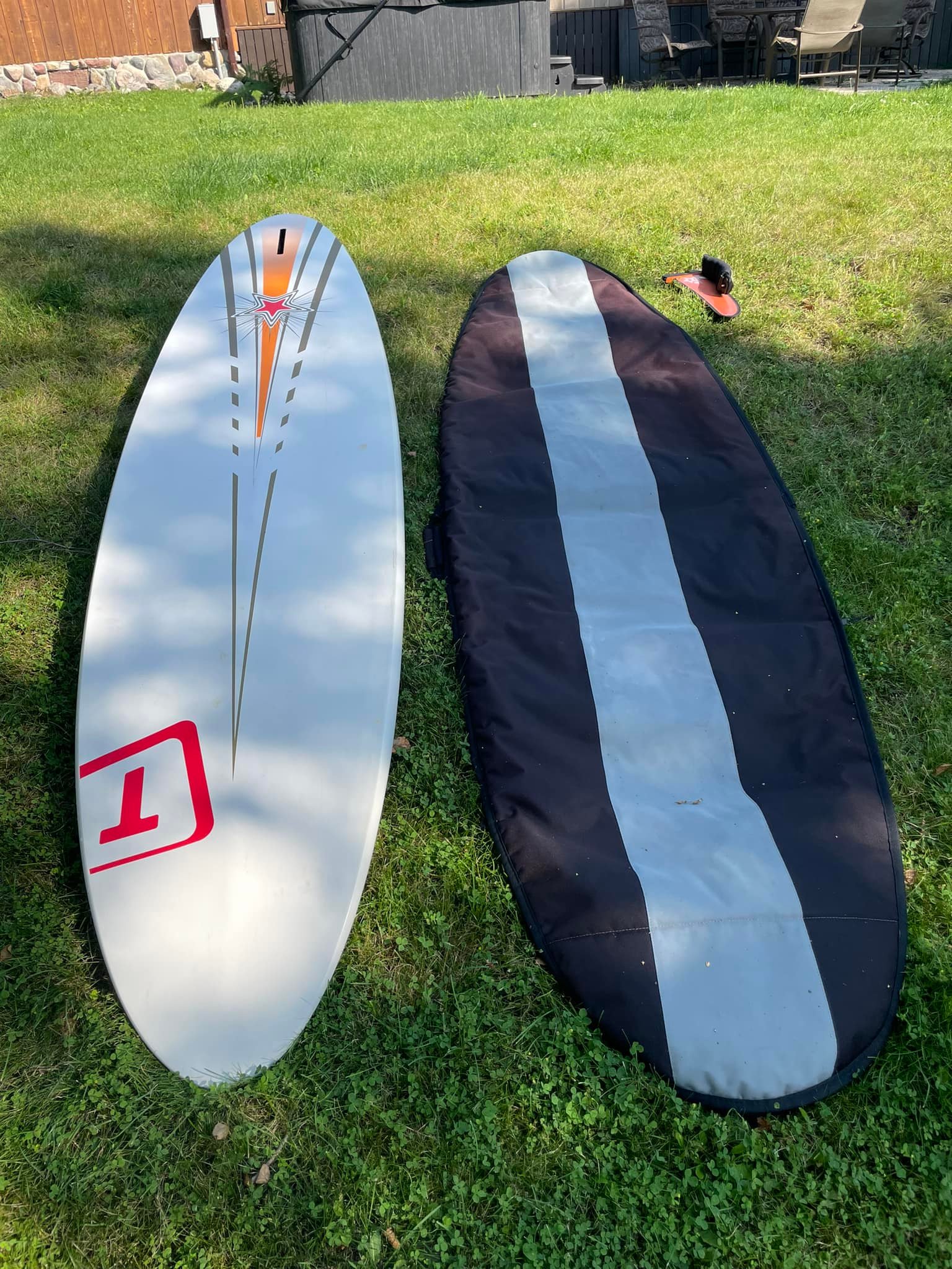What's a fair price for a 2011 Tabou Rocket 95L carbon windsurf board?