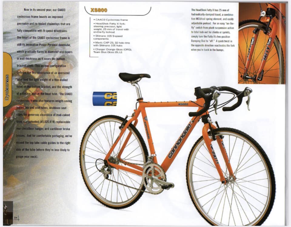 What year is this Cannondale Cyclocross 800 bike?