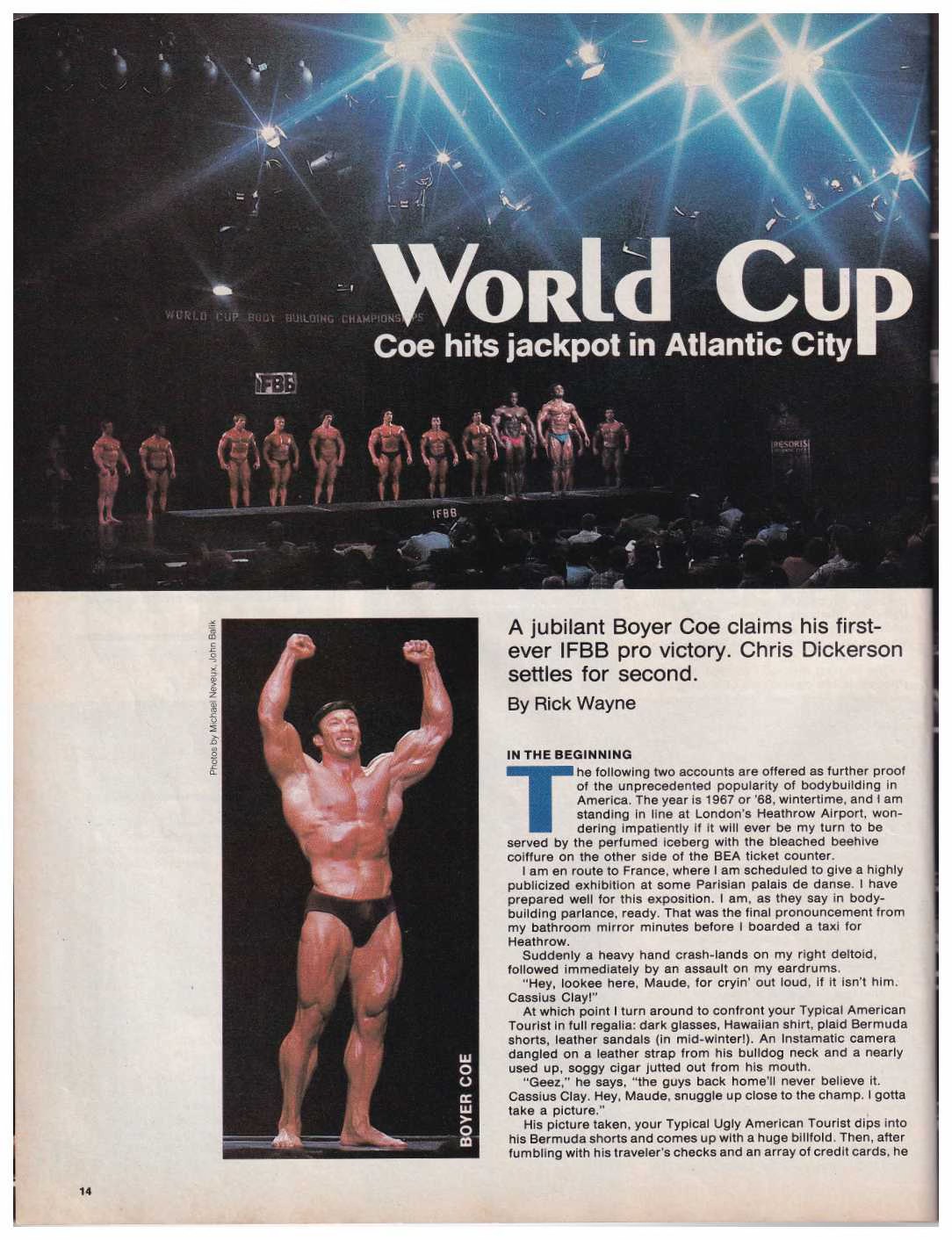 Old School Bodybuilding Forever | WORLD CUP COE HITS JACKPOT IN ...