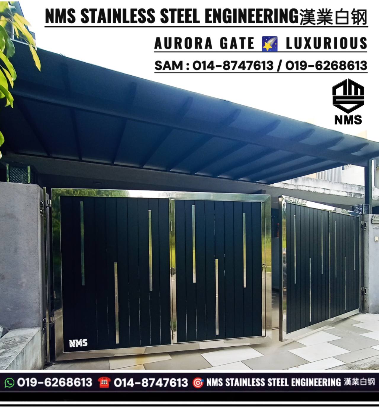 NMS Stainless Steel Engineering漢業白鋼 - 💥白钢凉棚！简约干净…你喜欢吗 💥Stainless Steel ...