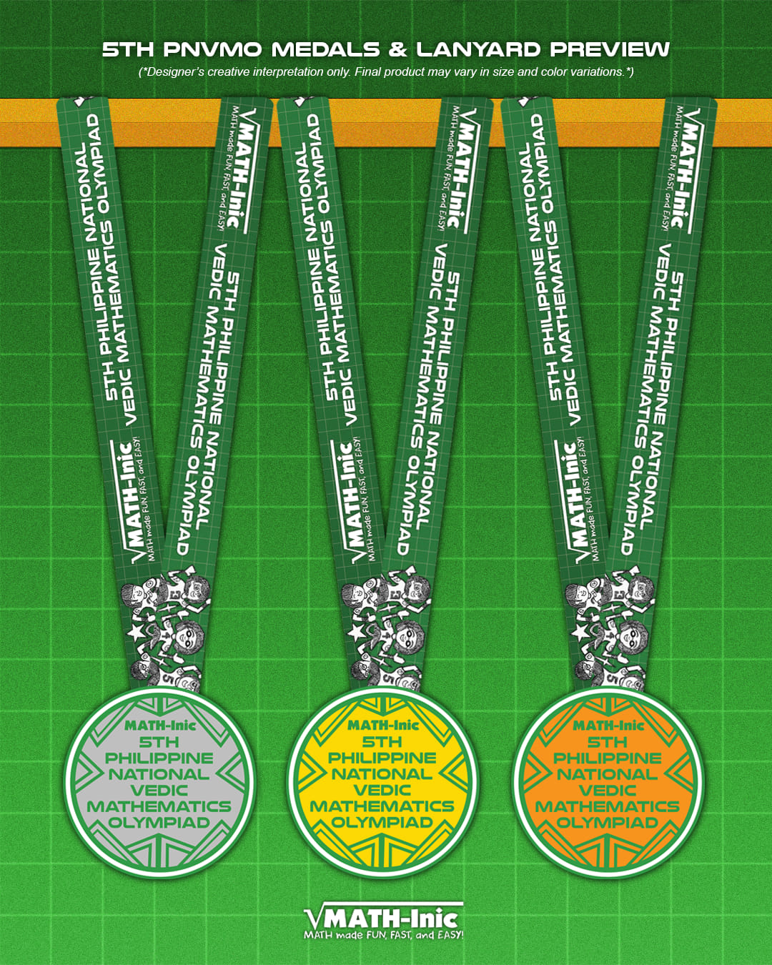 MATH-Inic - 5TH PNVMO MATHLETE PRIZE REVEAL 🥇🥈🥉 Excited for the 5th ...