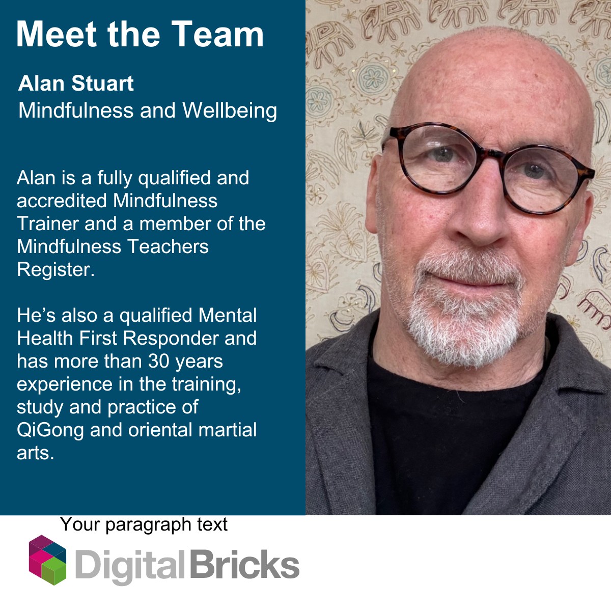 Digital - Meet the Digital Bricks team! 💙 Alan is a fully qualified and ...