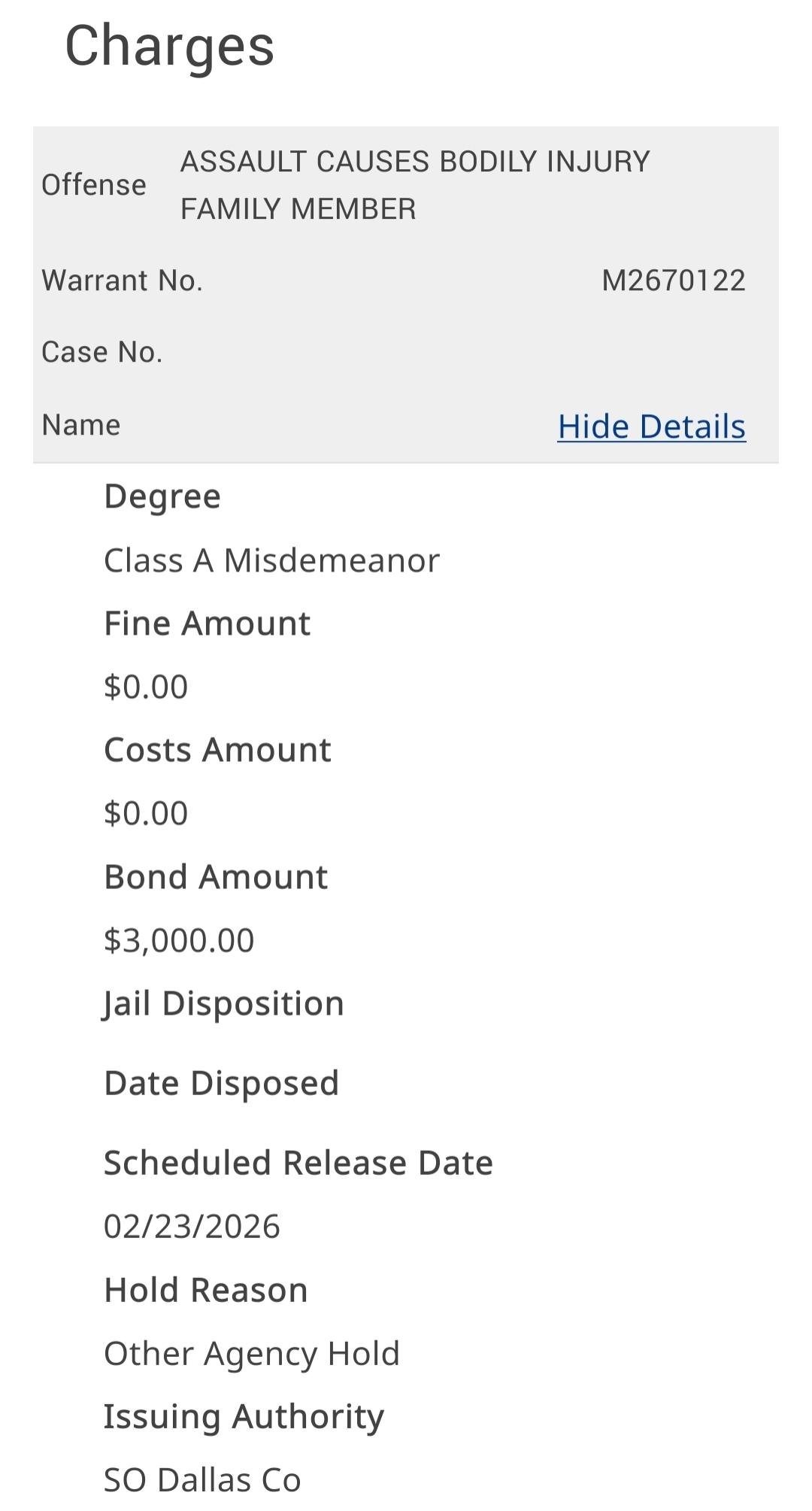 Squires, Keaton Quinn Charge:... - Collin County Inmates 4.0 | Facebook