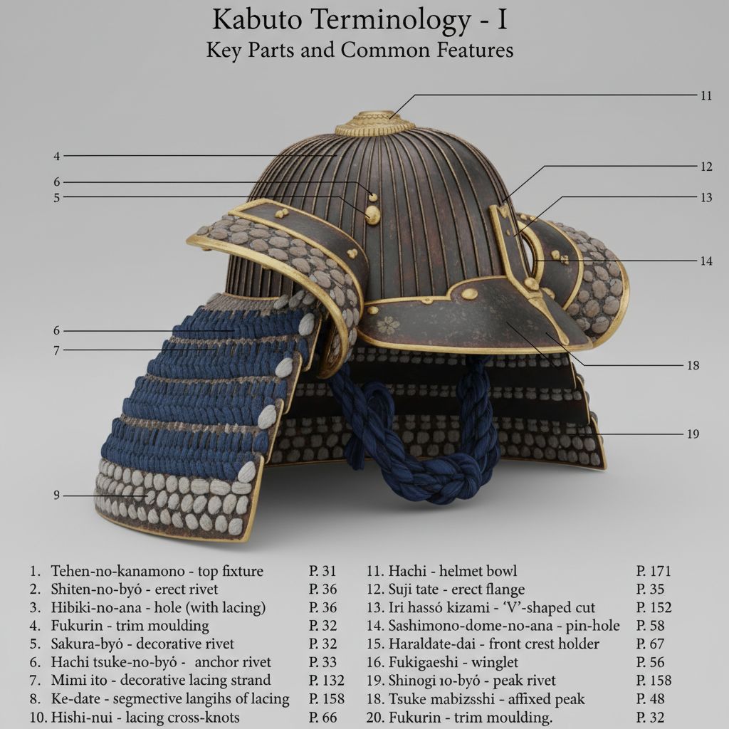 Samurai - Did you know that each element of the Kabuto, from the Then ...