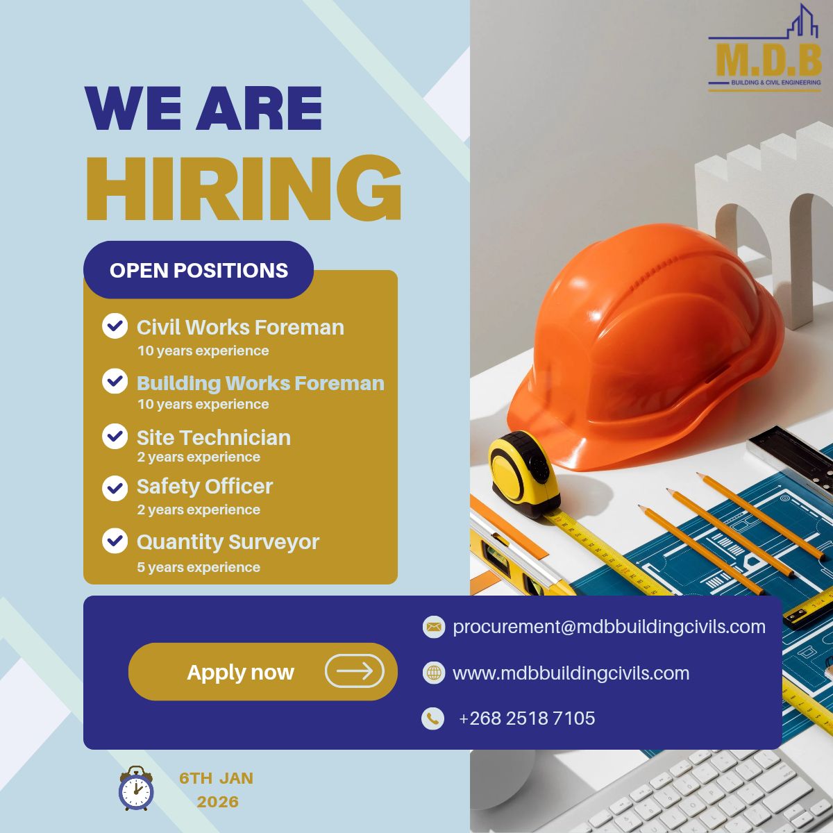 MDB Building & Civils Engineering