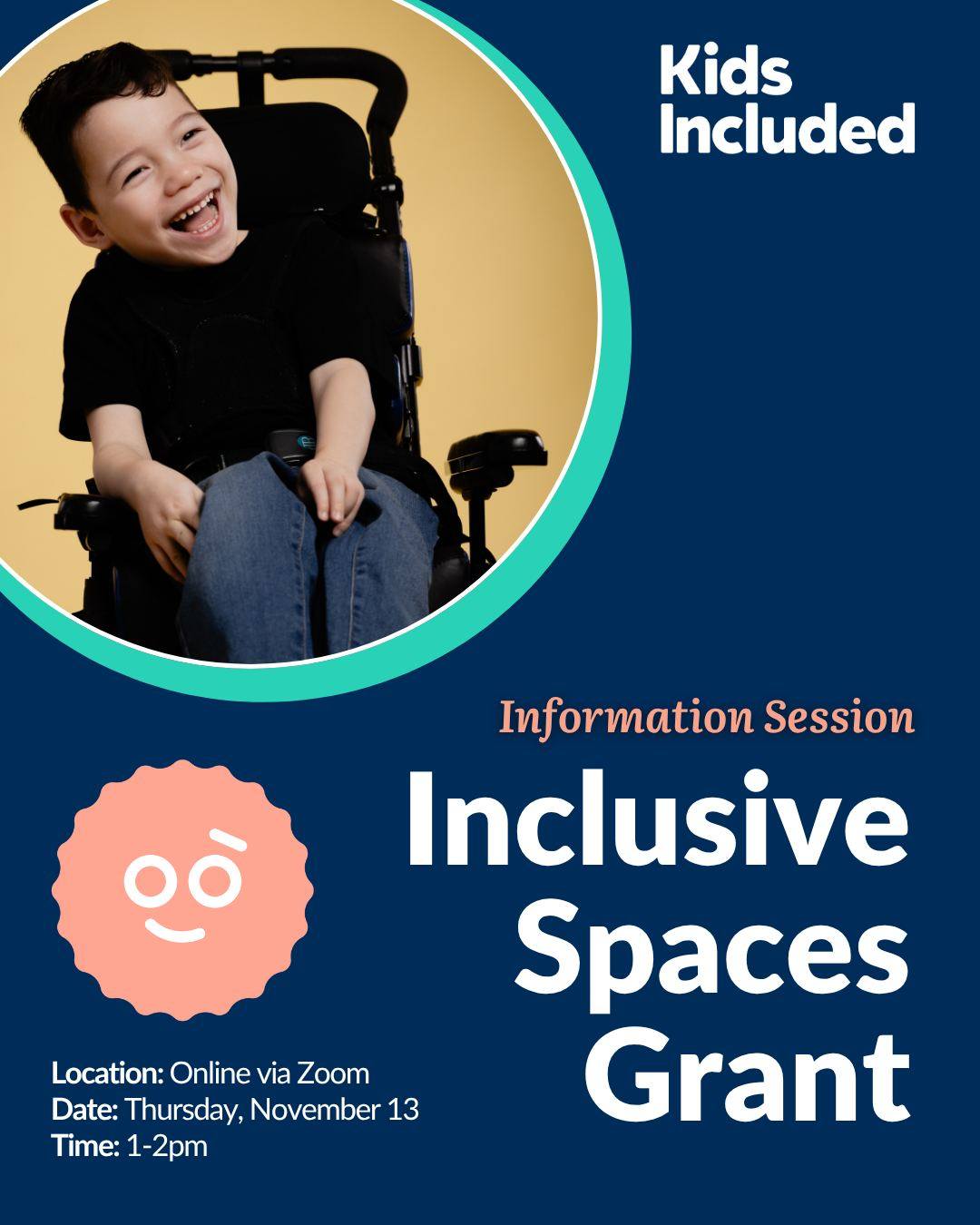 Kids Included - 📢 Join us for an Inclusive Spaces Grant... | Facebook
